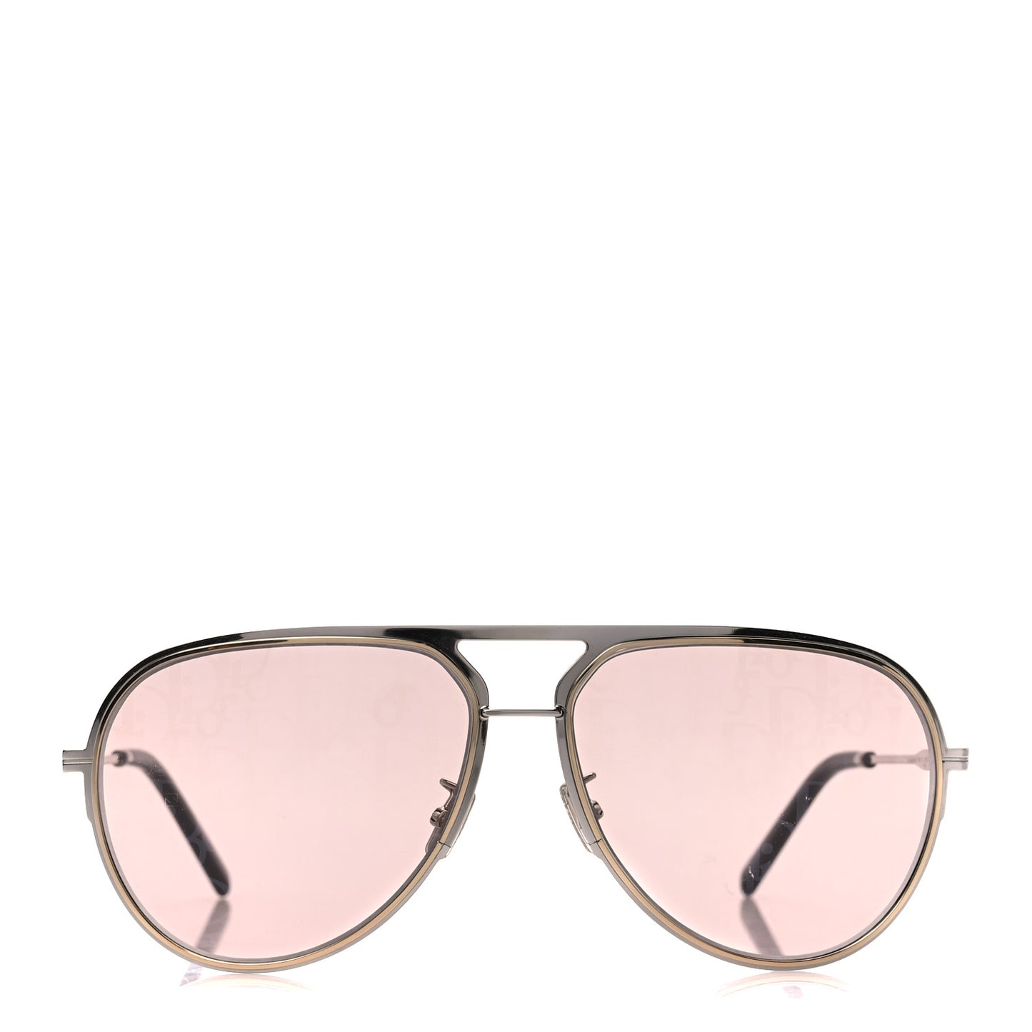 Oblique DiorEssential A2U Aviator Sunglasses Pink Silver