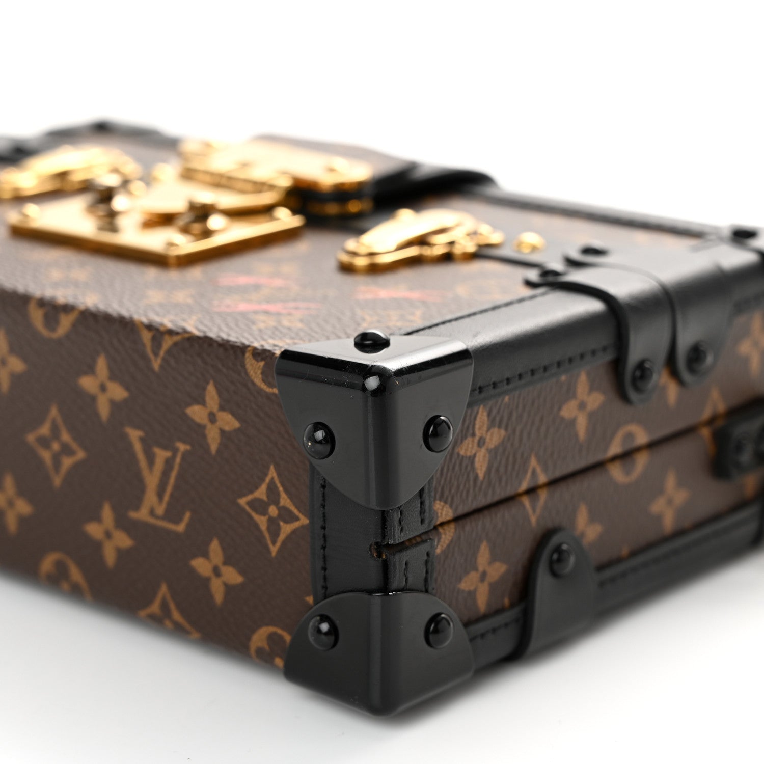 Louis Vuitton Monogram Petite Malle Black 10 of 10