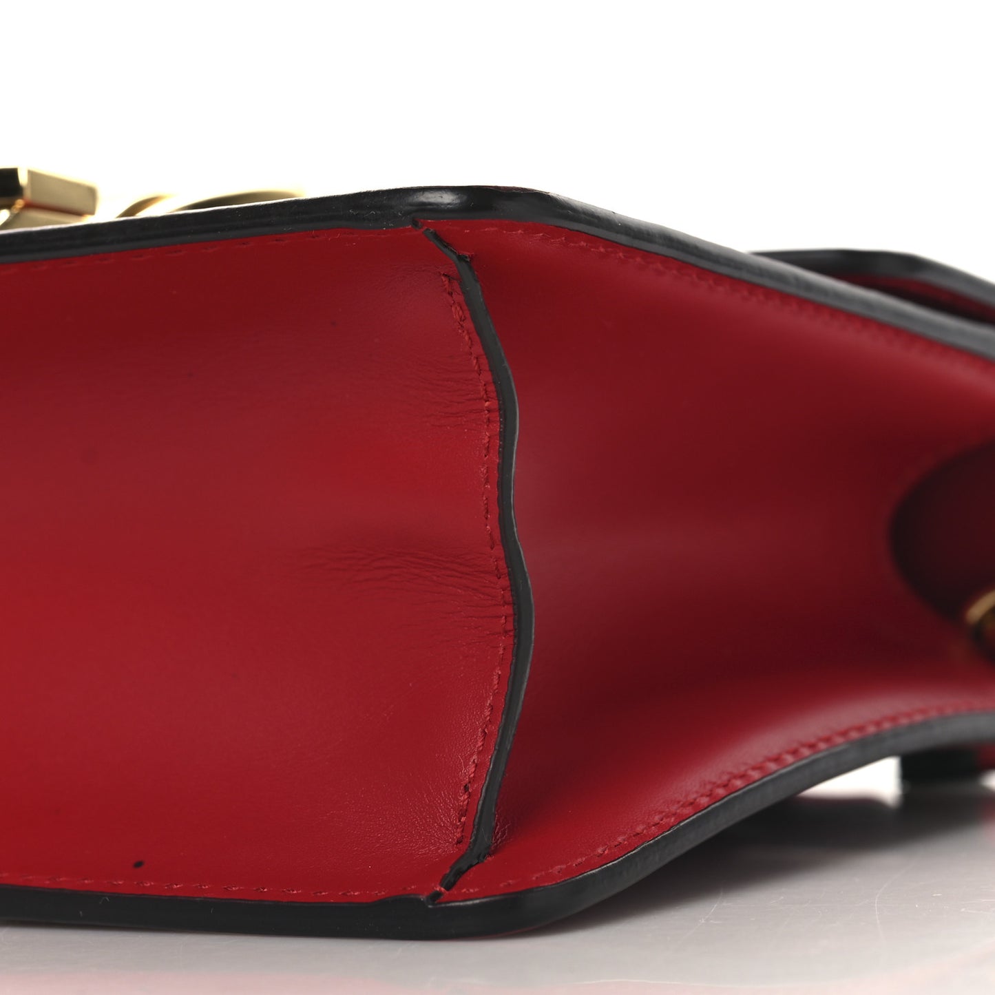 Calfskin Mini Sylvie Chain Shoulder Bag Hibiscus Red
