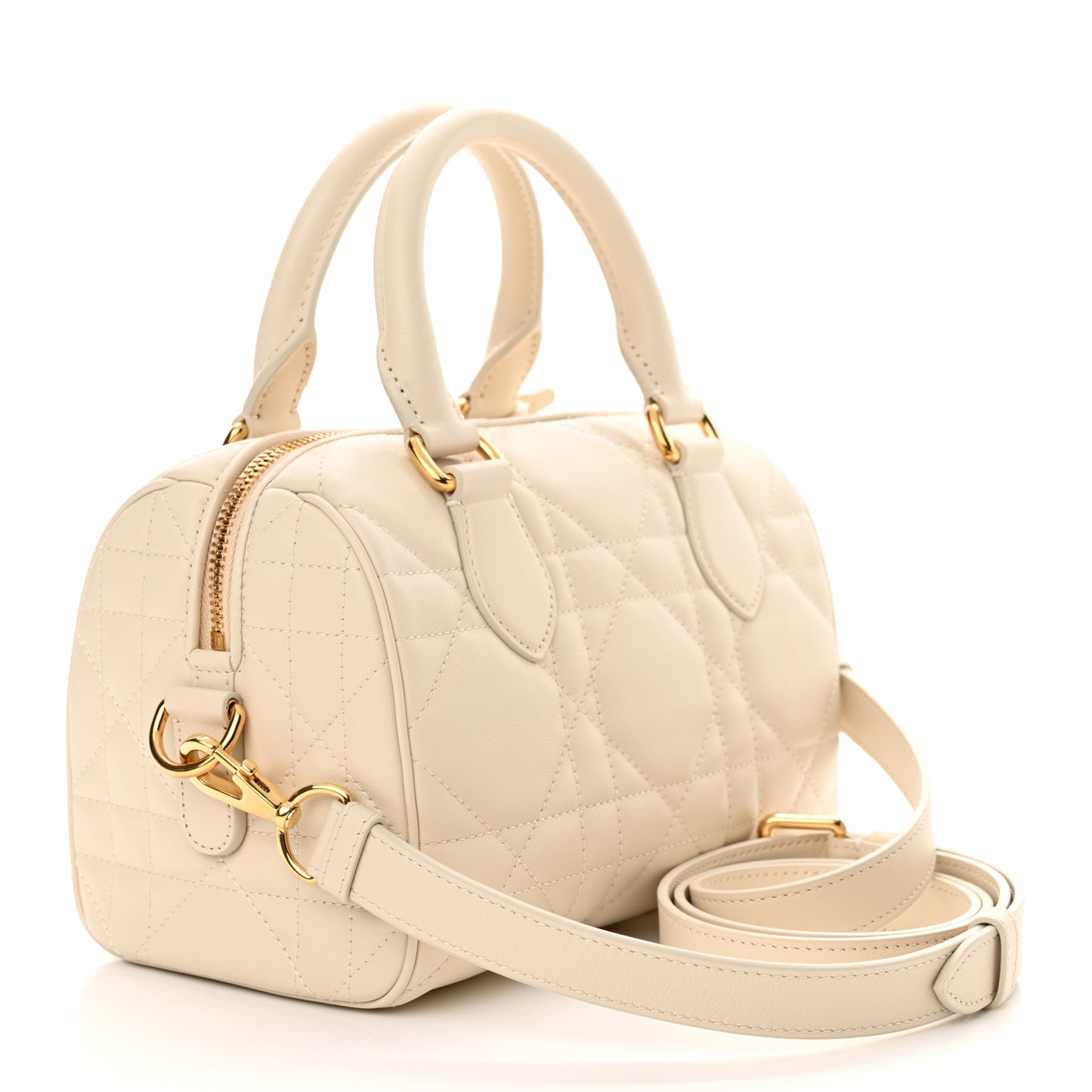 Calfskin Macrocannage Groove 20 Bag Dusty Ivory
