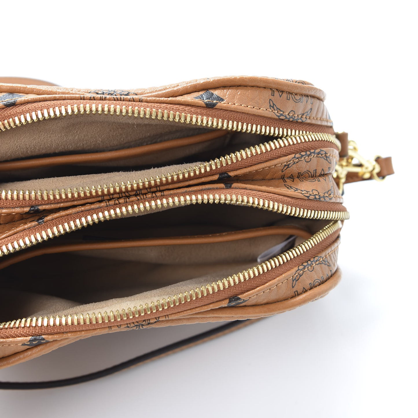 Visetos Camera Crossbody Bag Cognac