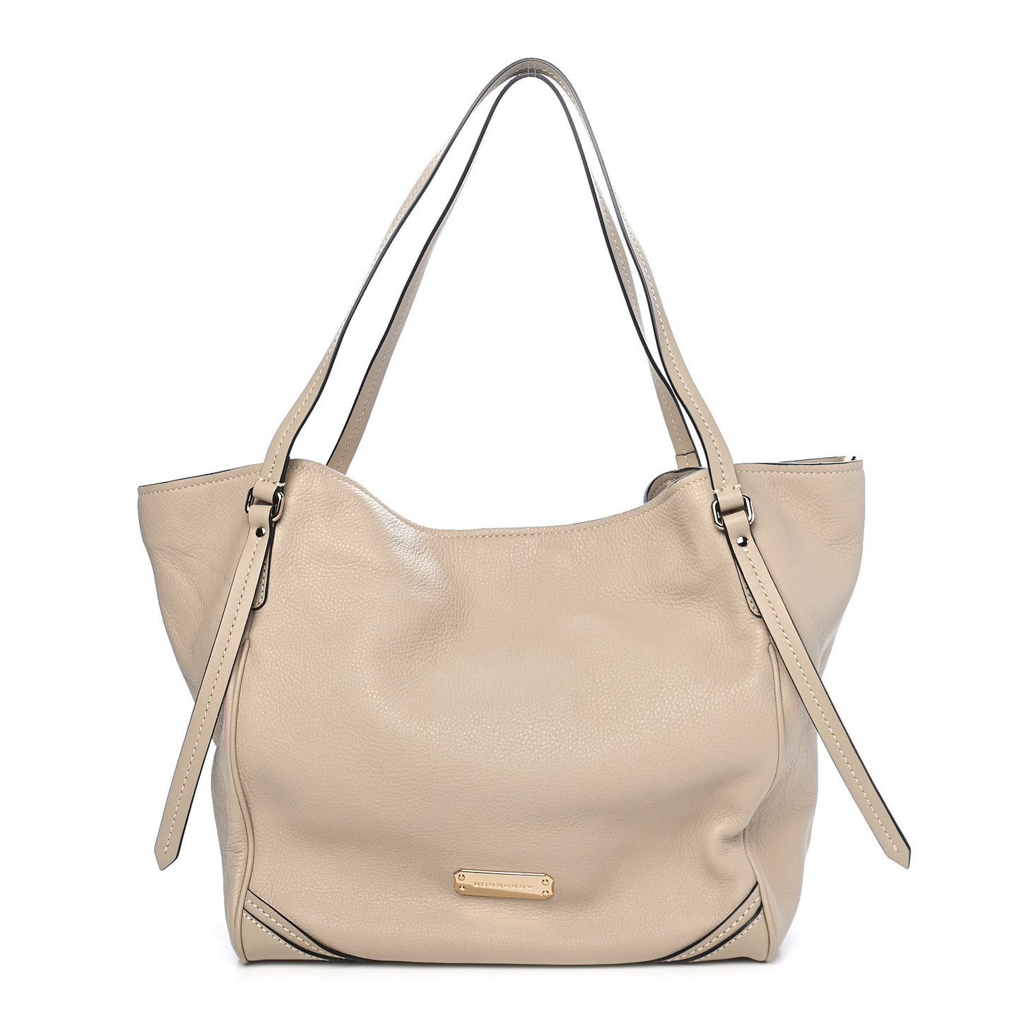 Grainy Calfskin Medium Canterbury Tote Trench