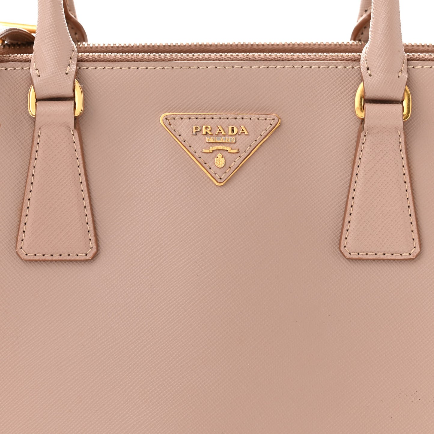 Saffiano Small Galleria Double Zip Tote Cammeo