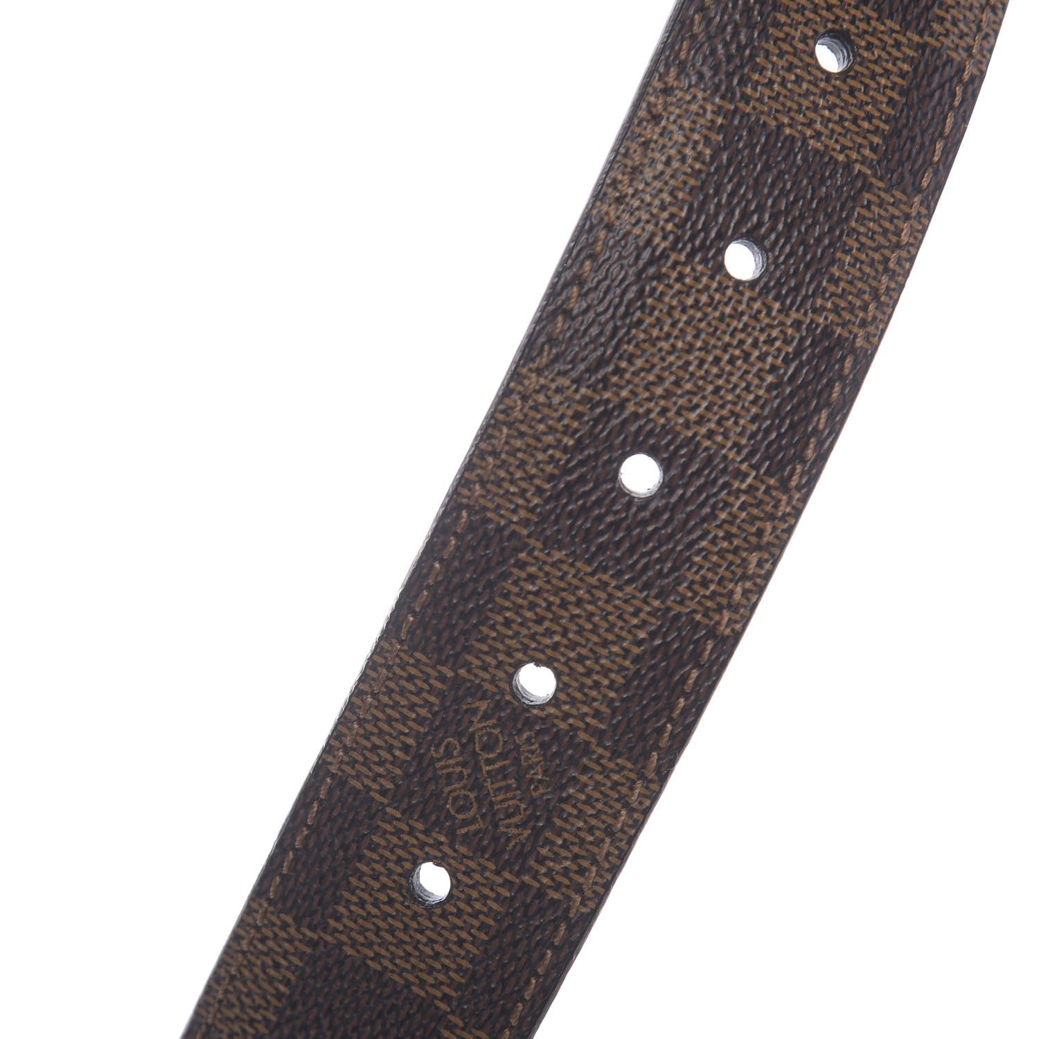 Louis Vuitton Damier Ebene Riveted Belt 85 34 7 of 7