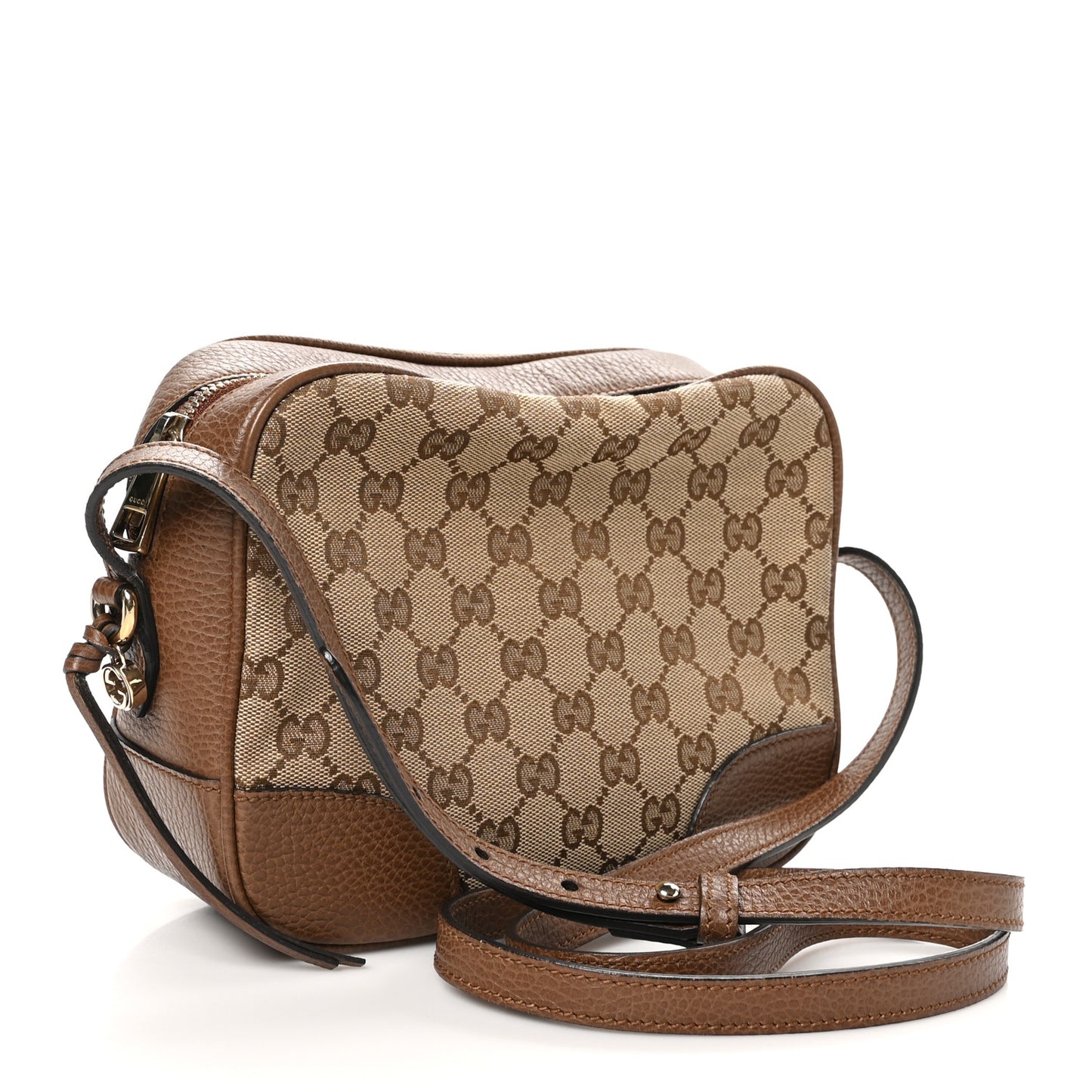 Monogram Mini Bree Messenger Bag Beige Tabacco