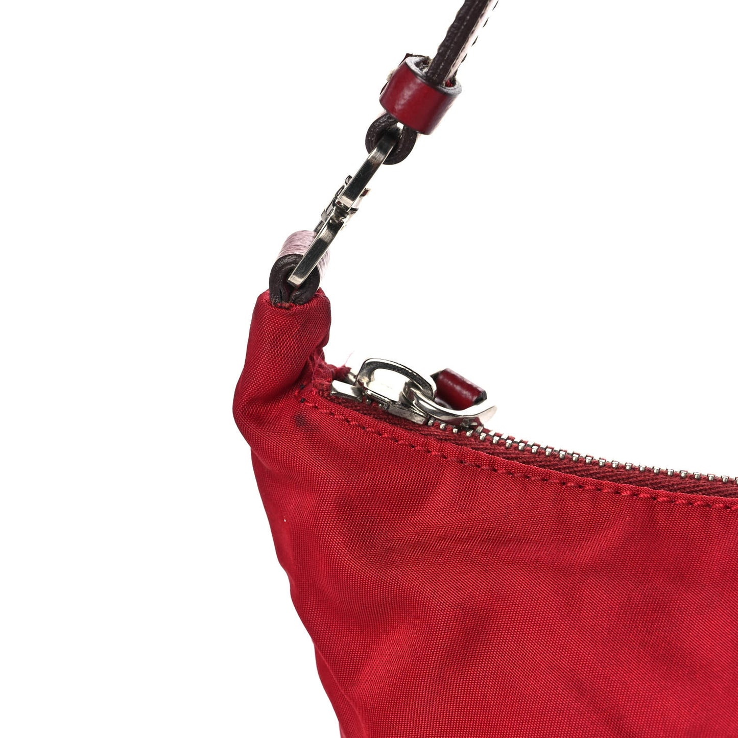 Tessuto Nylon Small Shoulder Bag Red