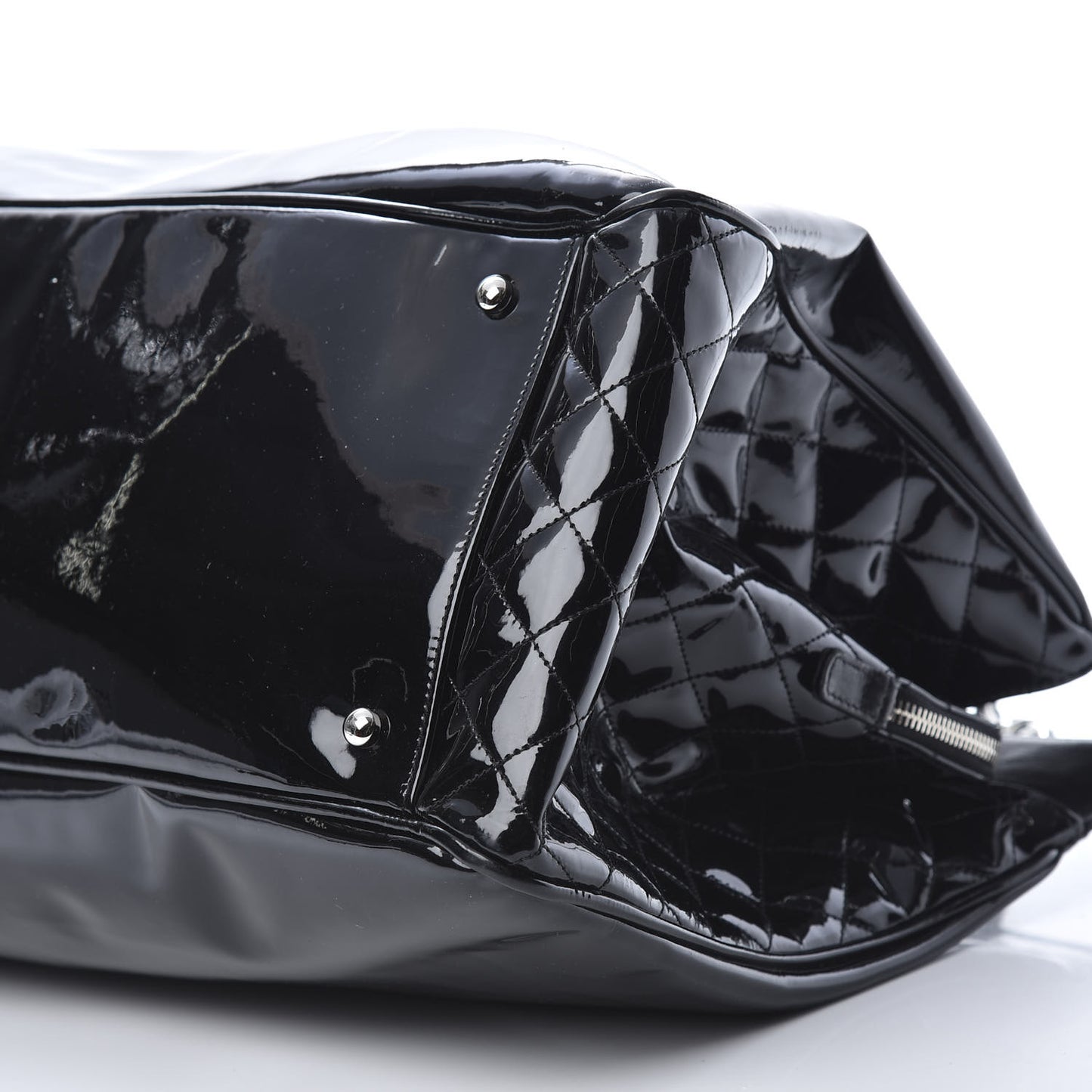 Vinyl XL Lipstick Tote Black