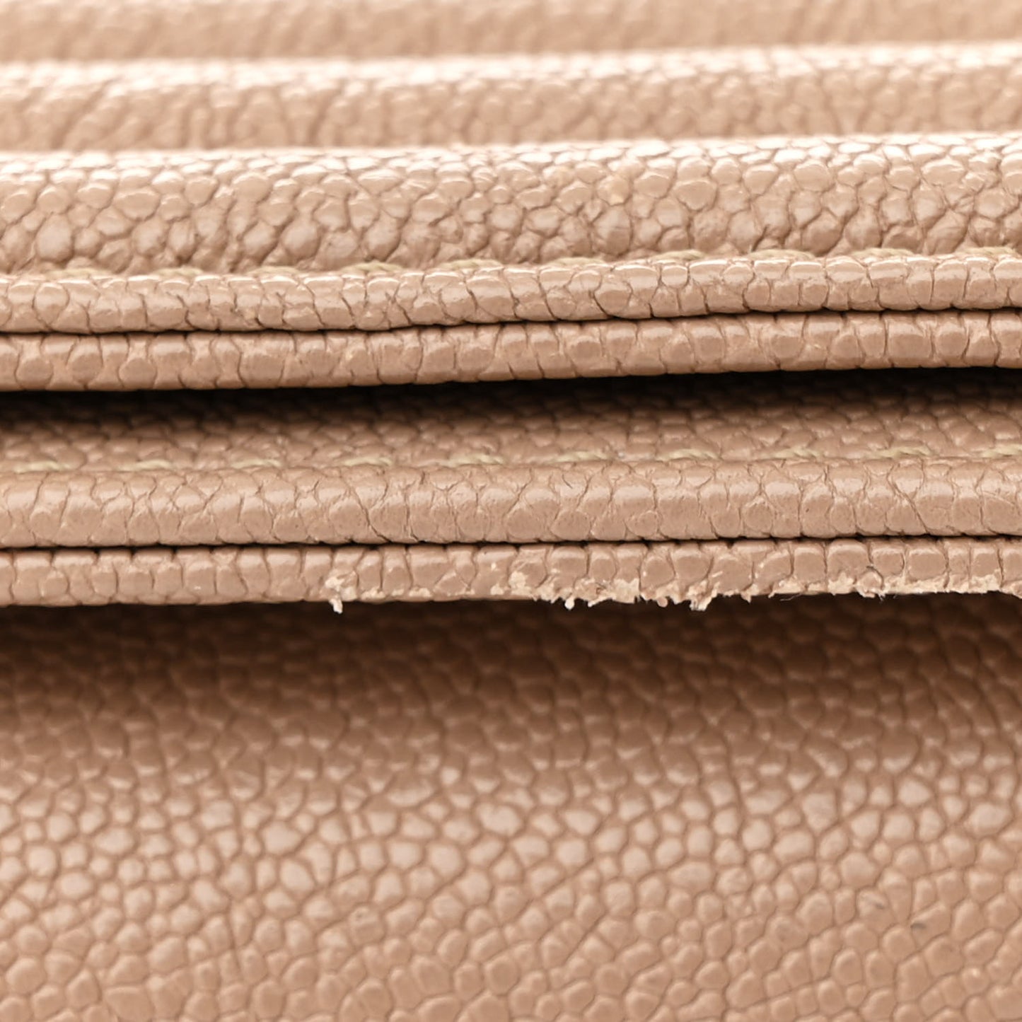 Caviar Quilted Medium Boy Flap Beige