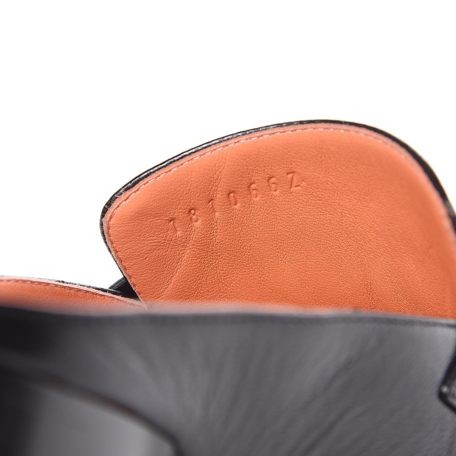 Hermes Goatskin Rivoli Mules 35 Black 8 of 9