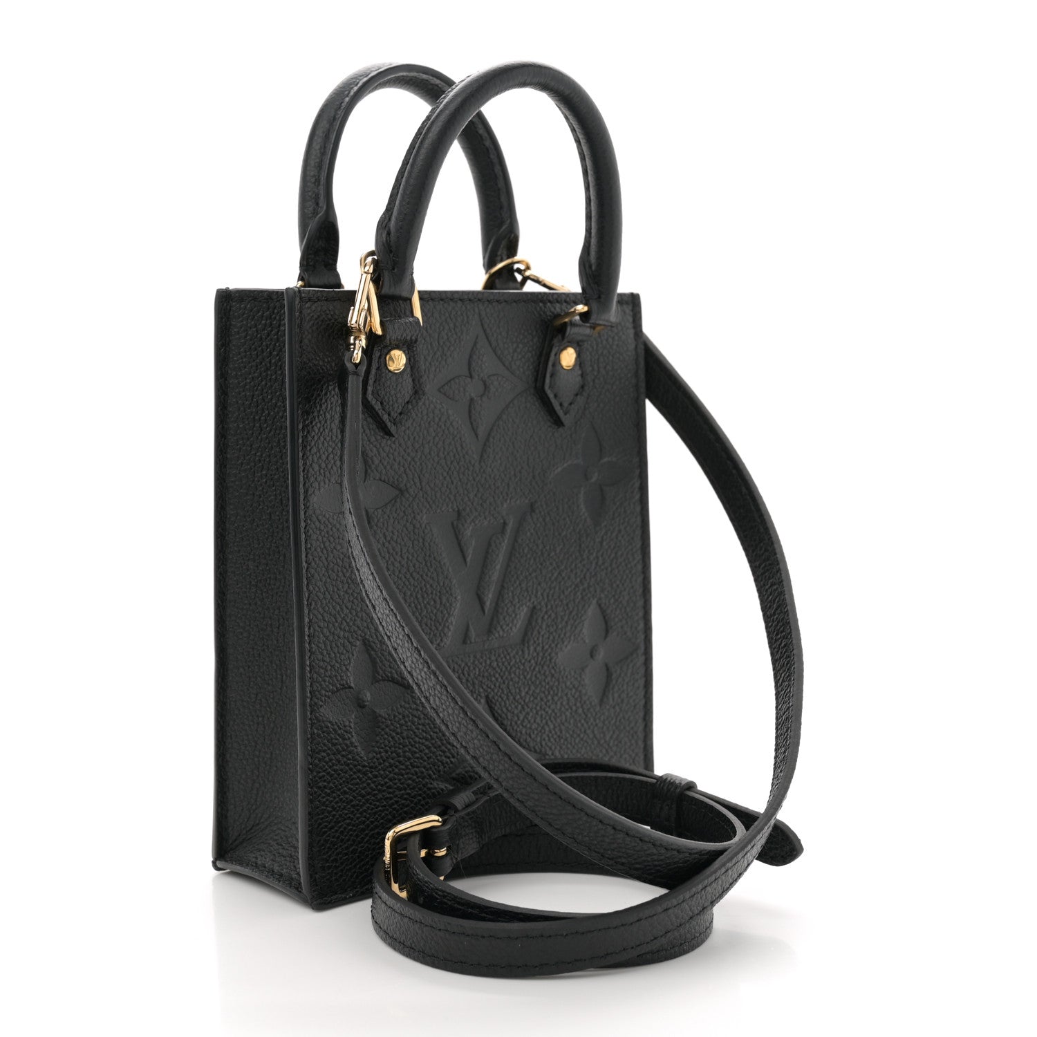 Louis Vuitton Empreinte Monogram Giant Petit Sac Plat Black 3 of 9