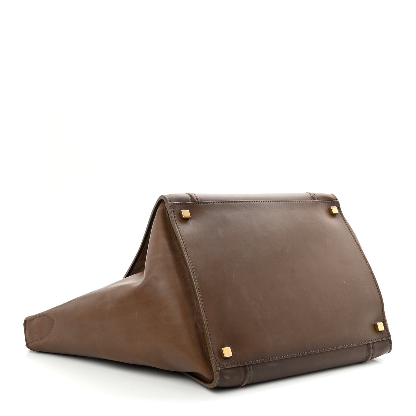 Supple Calfskin Medium Phantom Luggage Taupe