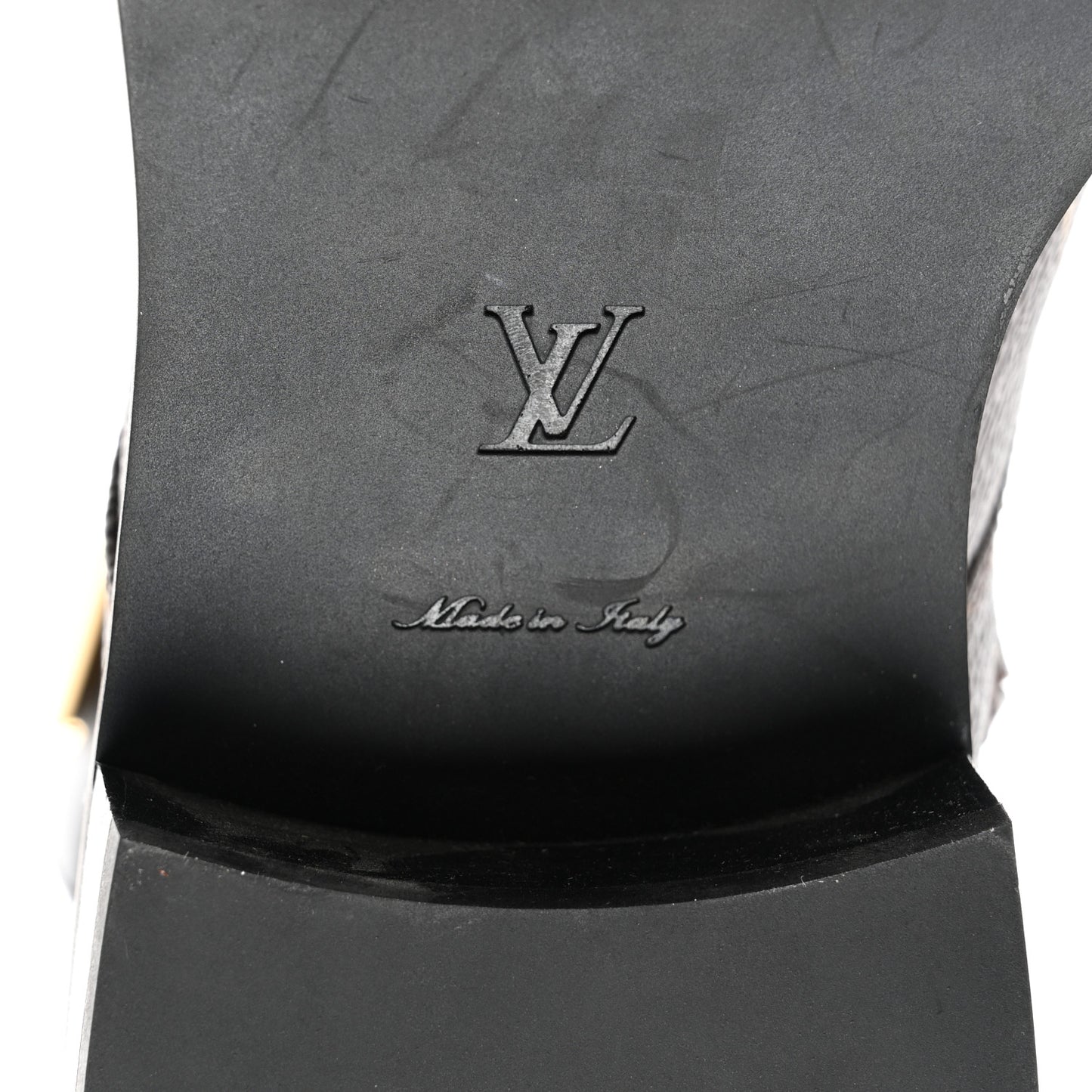 Calfskin Monogram Wonderland Flat Ranger Boots 37 Black