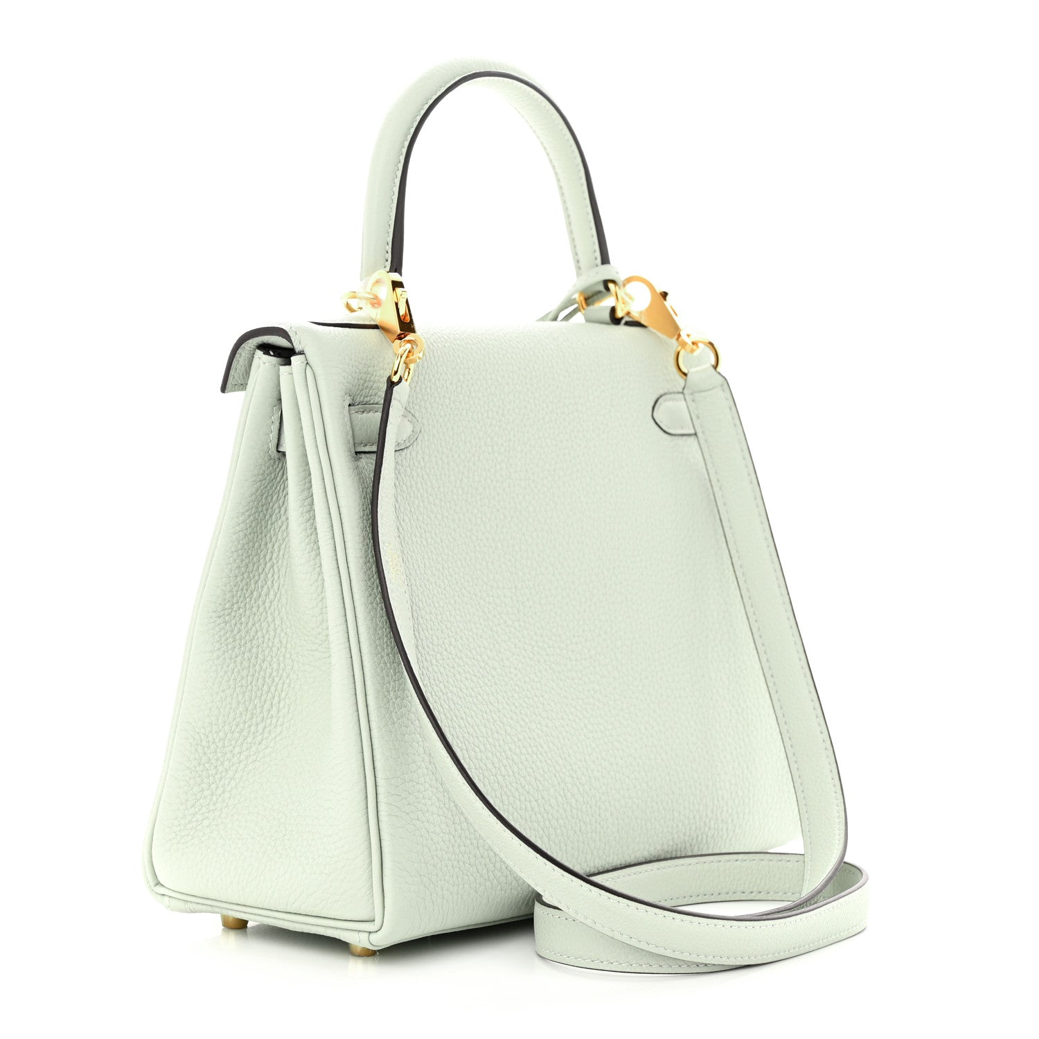 Hermes Togo Kelly Retourne 25 Gris Neve 3 of 11
