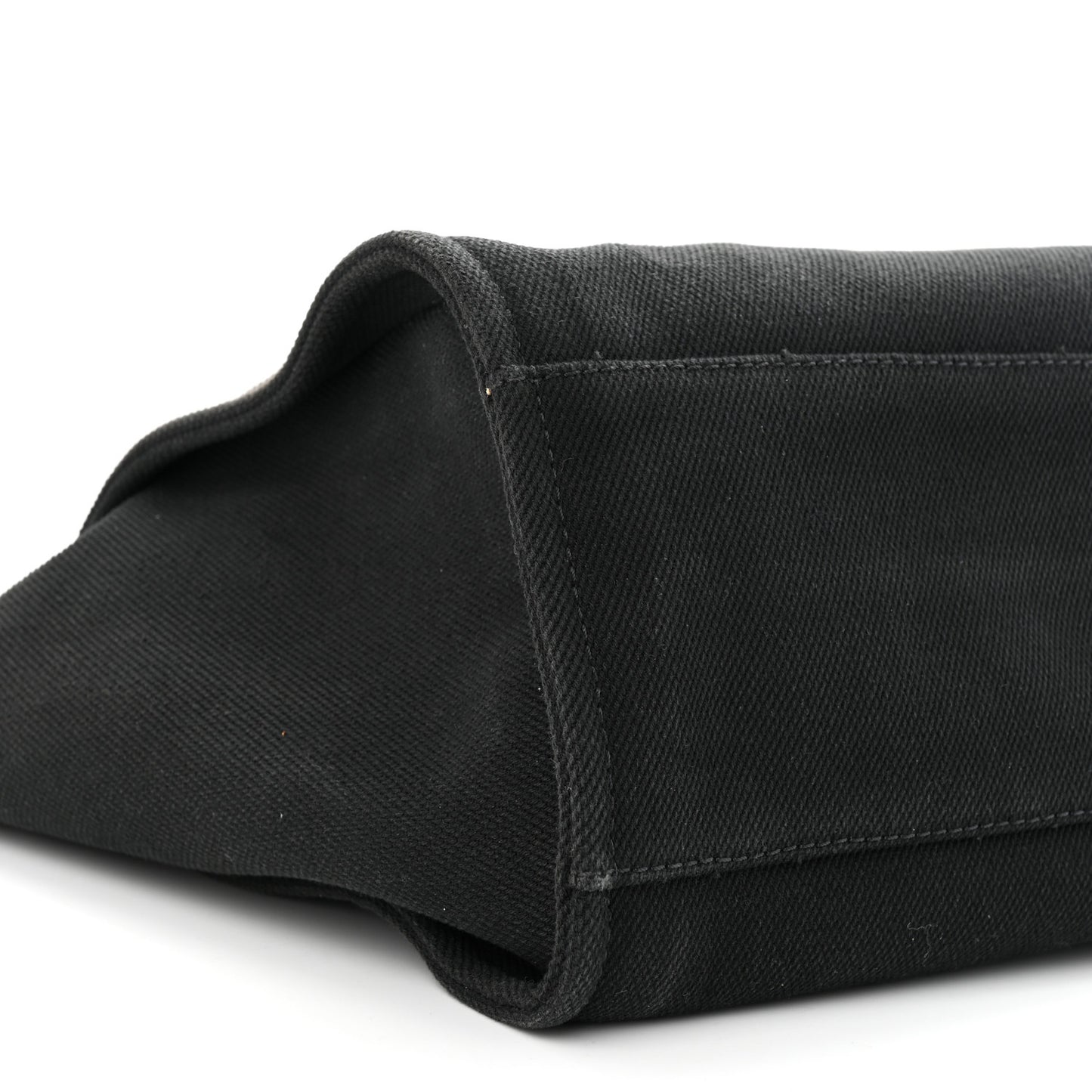 Canvas Pearl Medium Deauville Tote Black