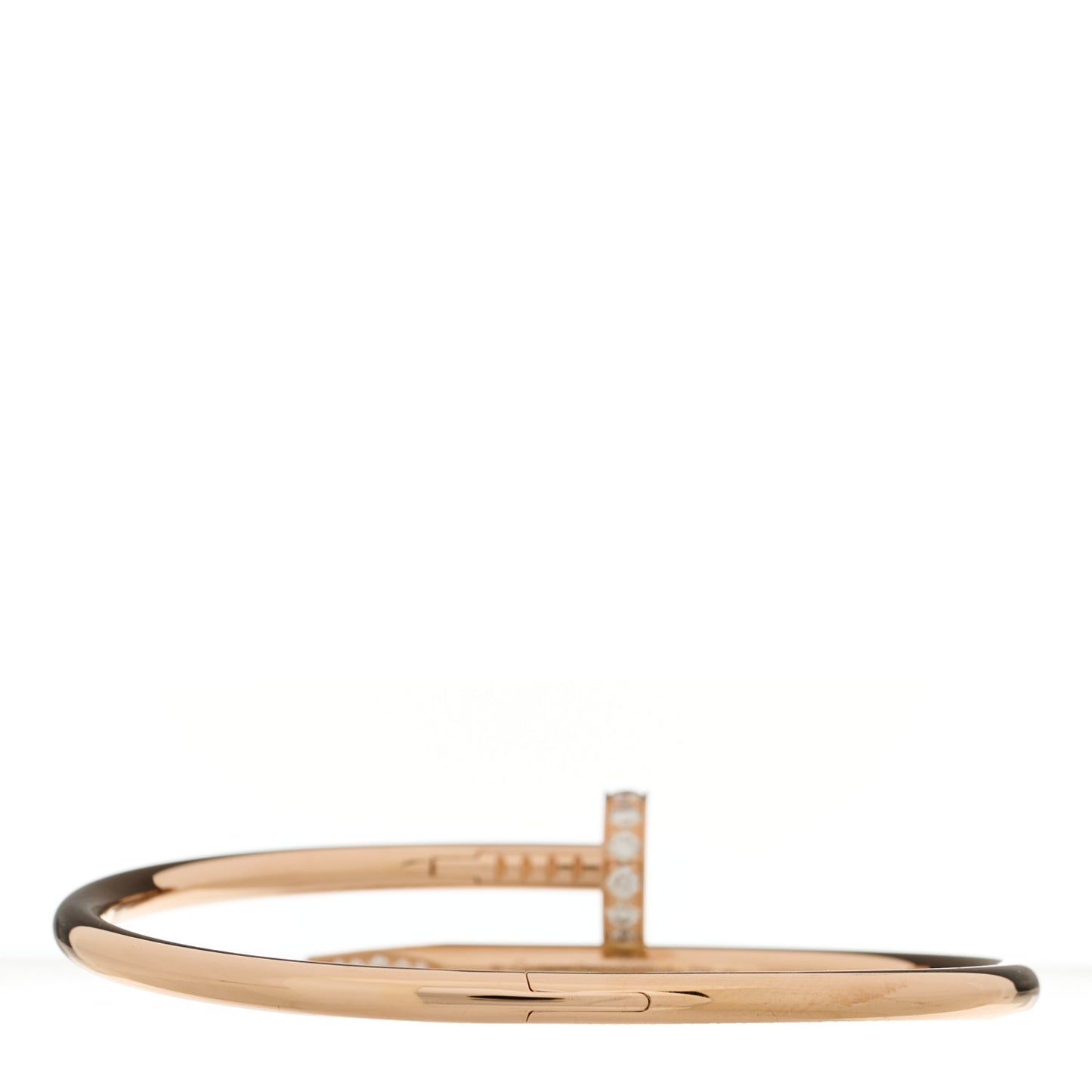 18K Yellow Gold Diamond Juste Un Clou Bracelet 17