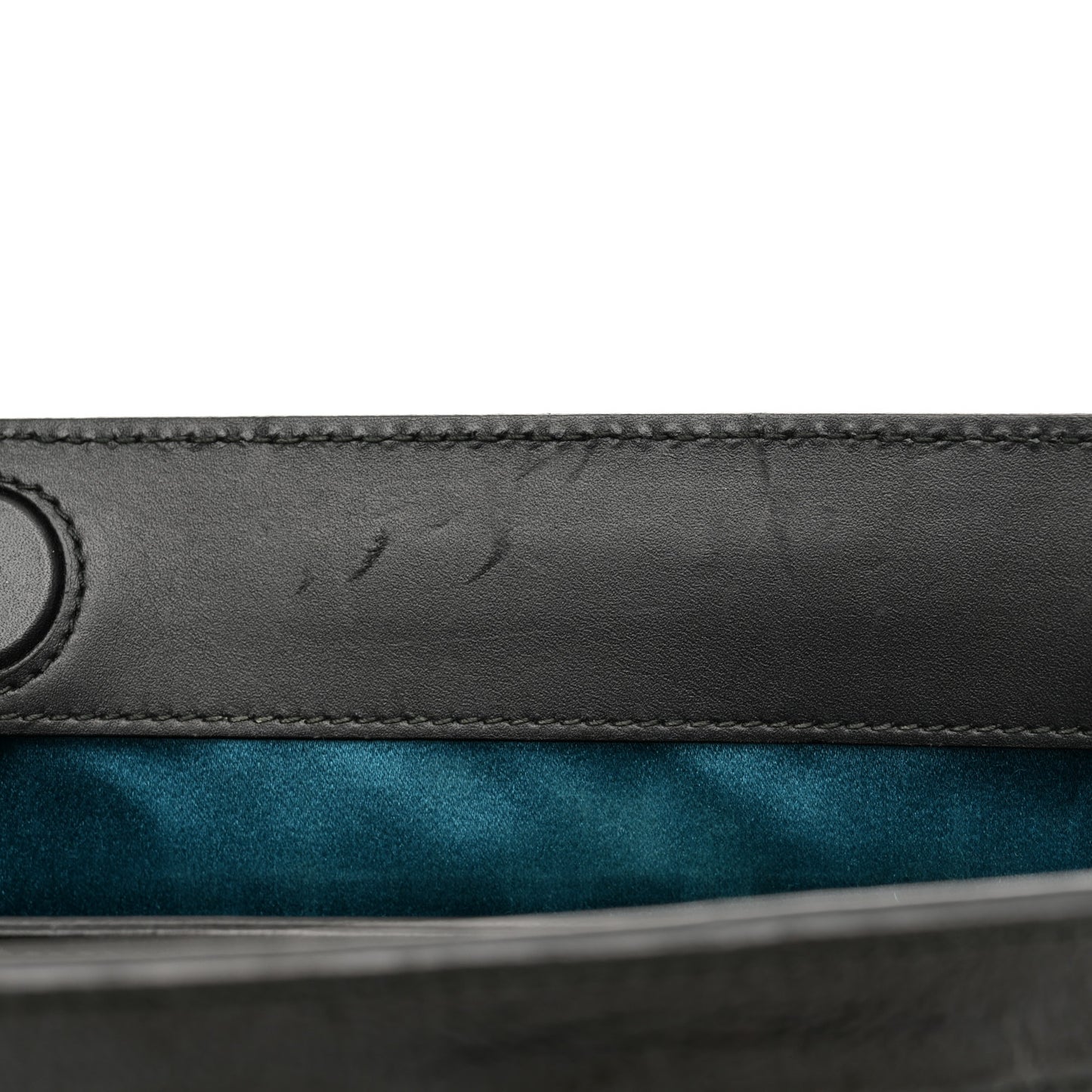 Suede Patent GG Web Small Ophidia Chain Shoulder Bag Black