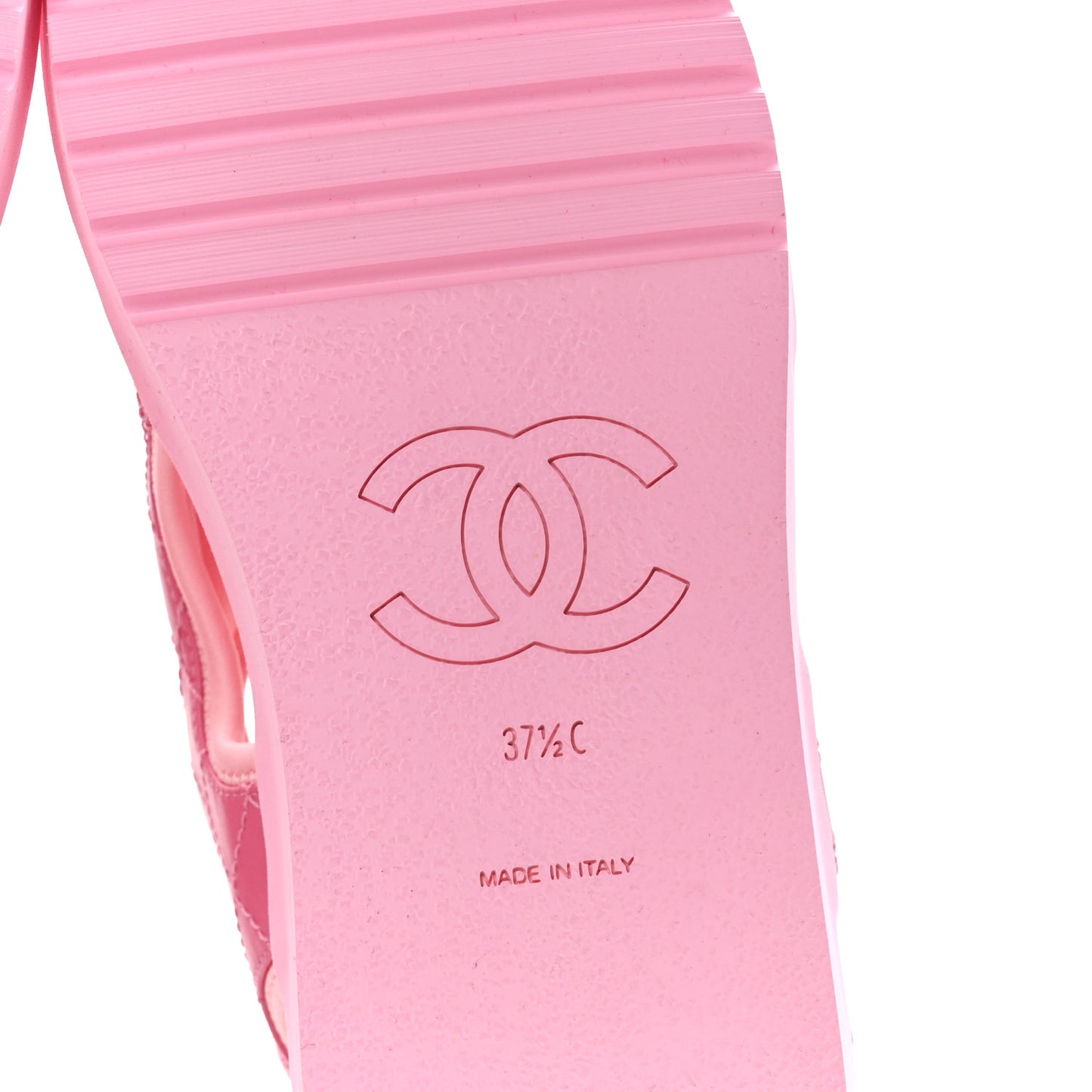 Goatskin Fabric Gladiator Sandals 37.5 Pink