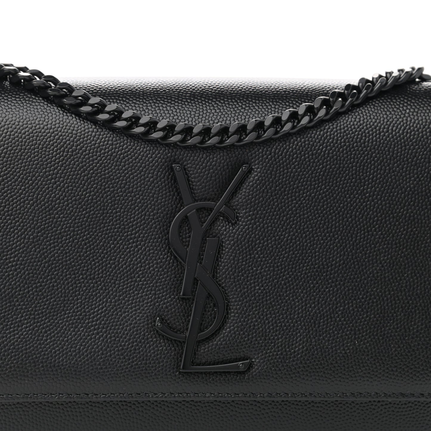 Grain De Poudre Small Monogram Kate Satchel Black