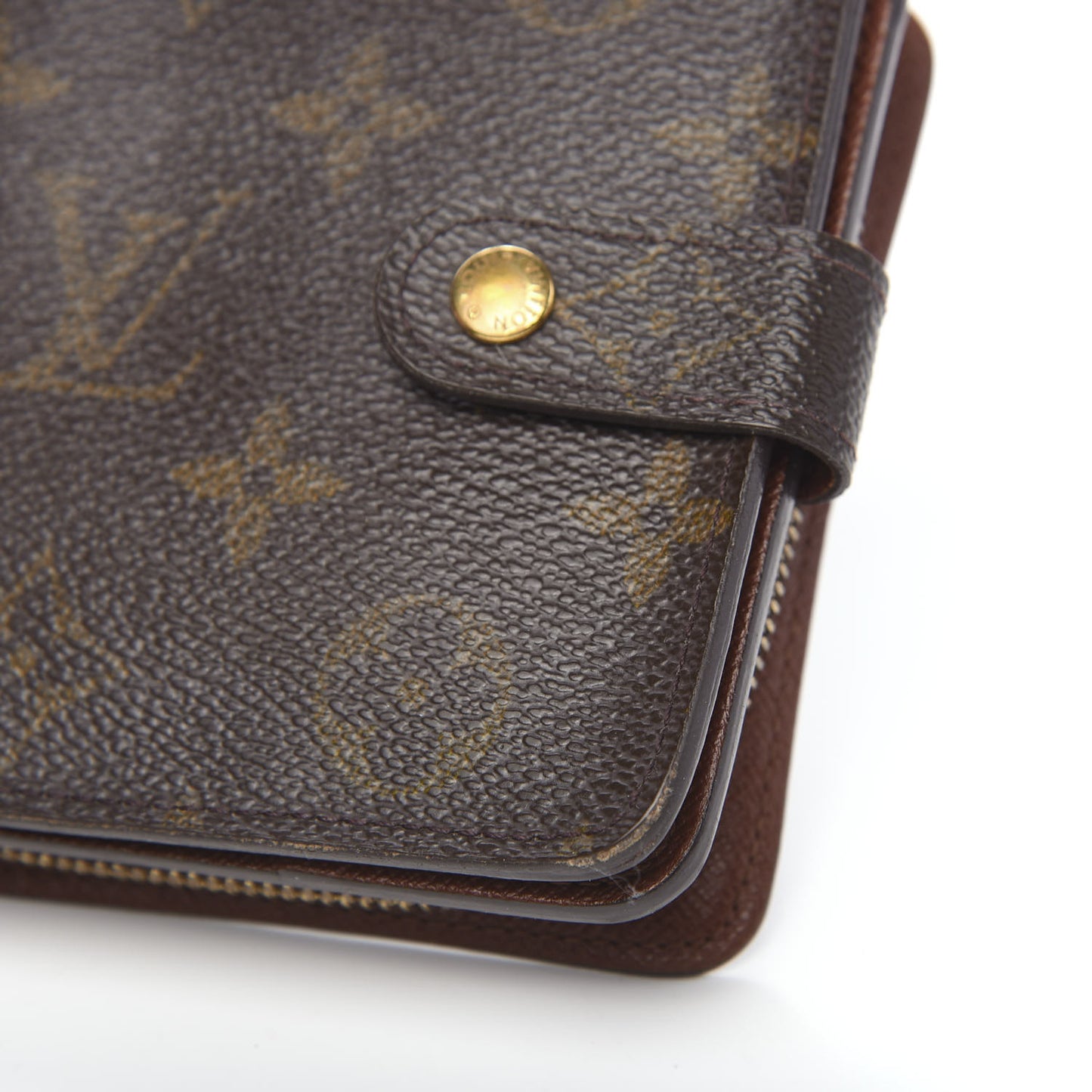 Monogram Compact Zippe Zipped Wallet