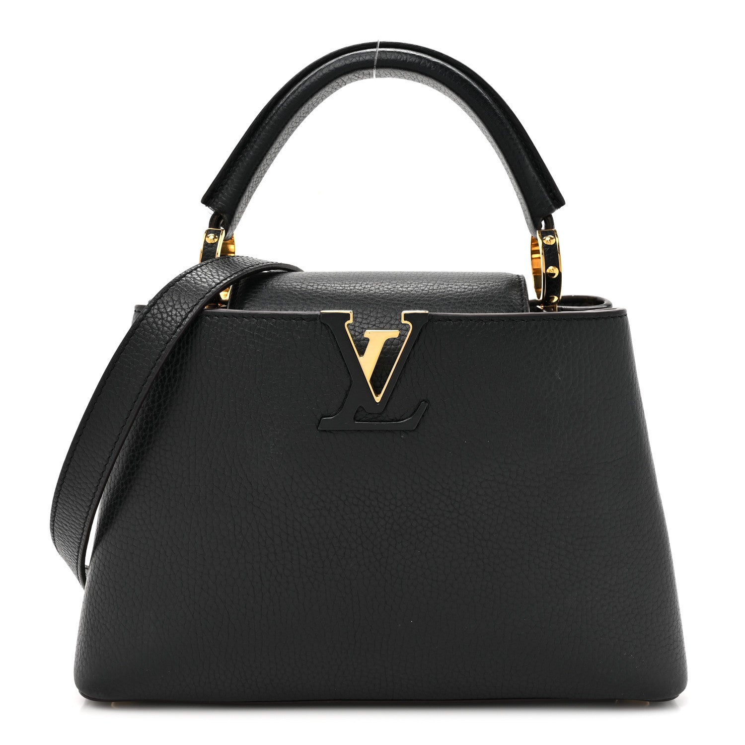 Louis Vuitton Taurillon Capucines BB Black 1 of 19