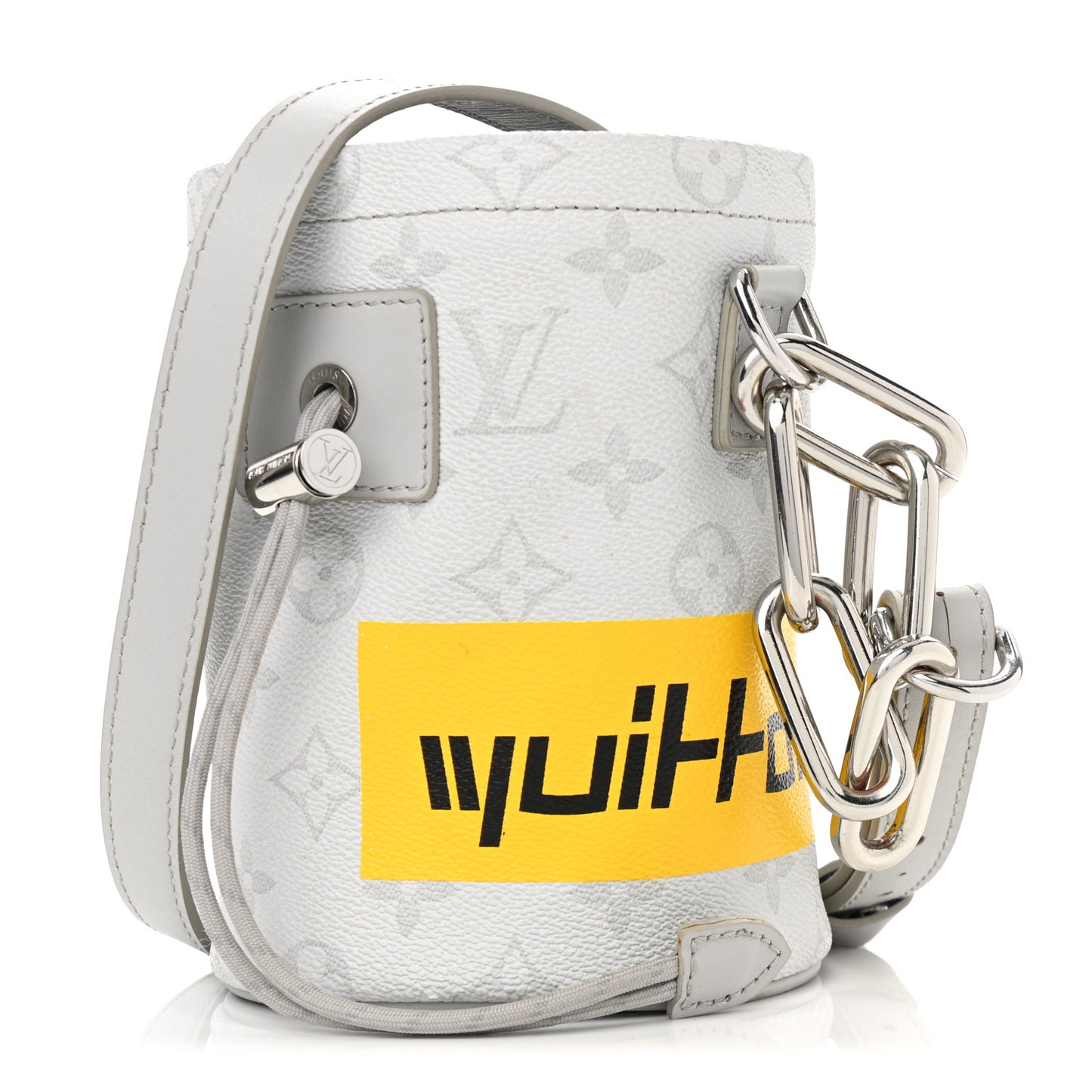 Monogram Chalk Nano Bag White