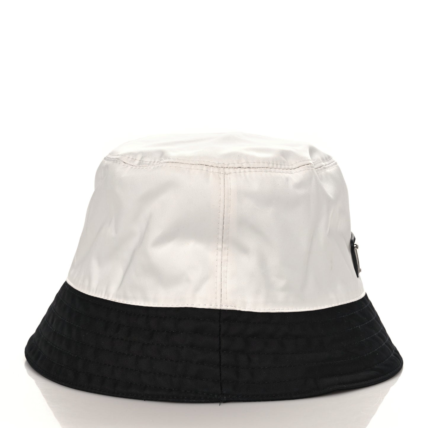 Nylon Bucket Hat M White Black