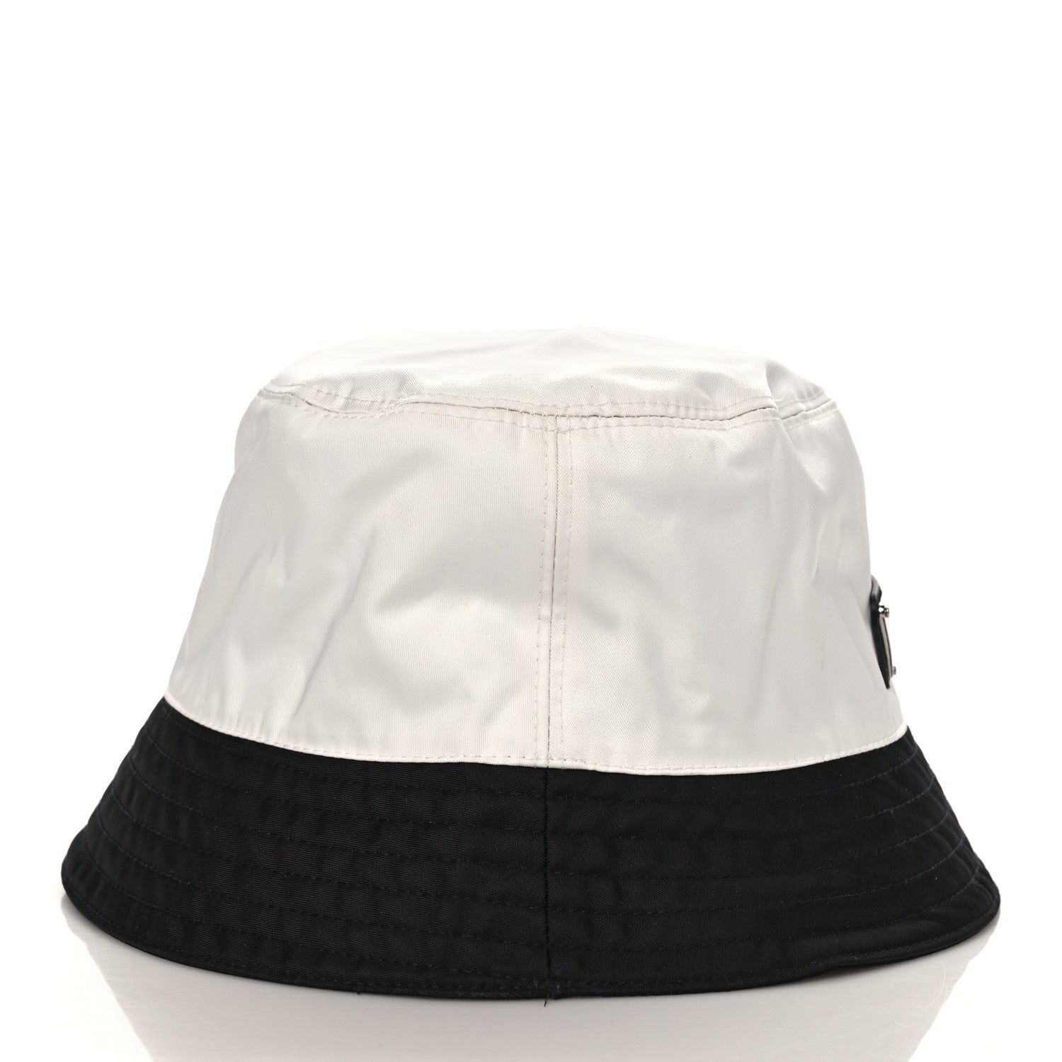 Prada Nylon Bucket Hat M White Black 5 of 7