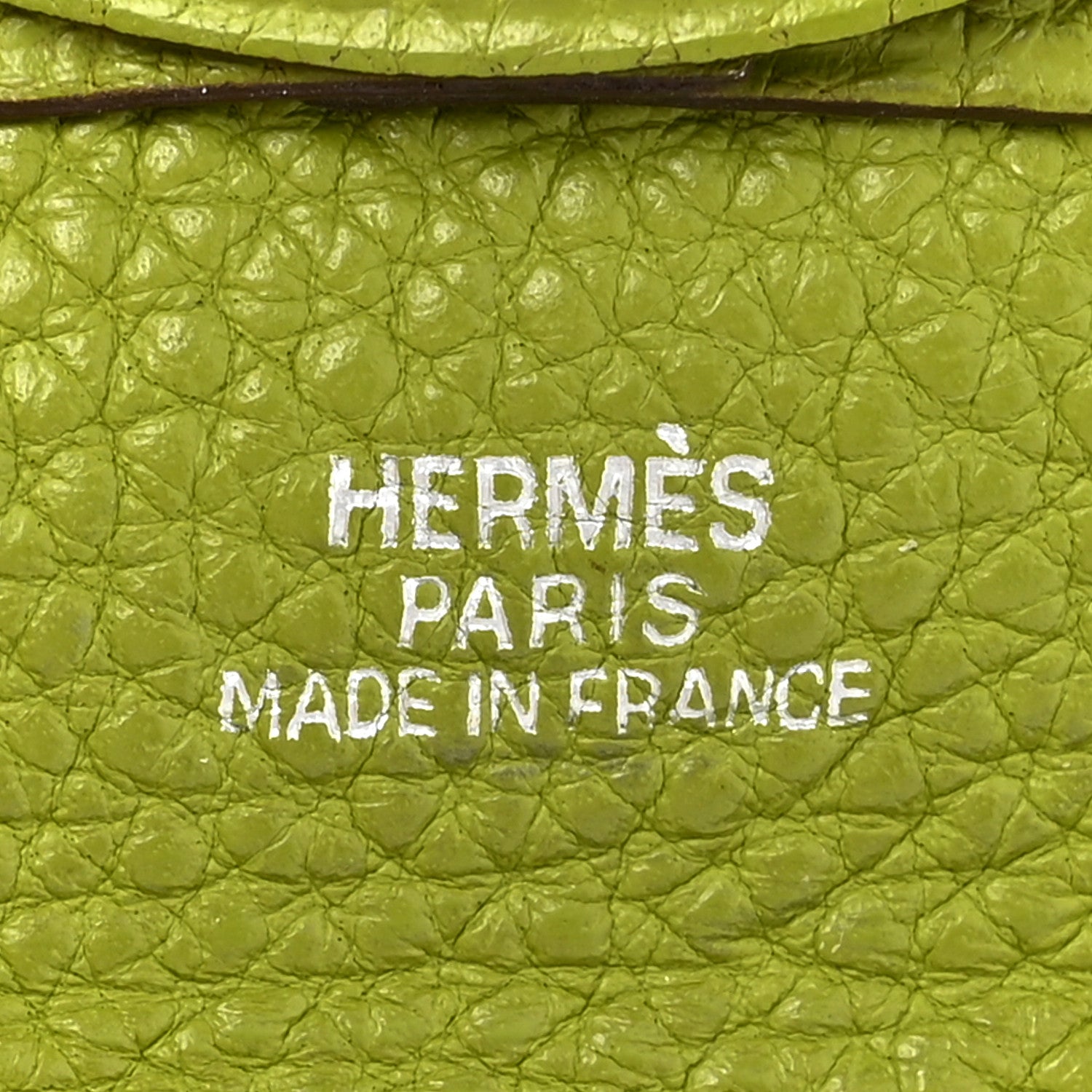 Hermes Togo Bastia Verso Coin Purse Vert Anis 6 of 6