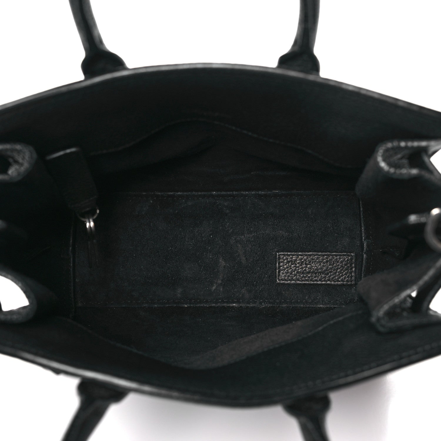 Saint Laurent Grained Calfskin Nano Sac De Jour Souple Black 5 of 12