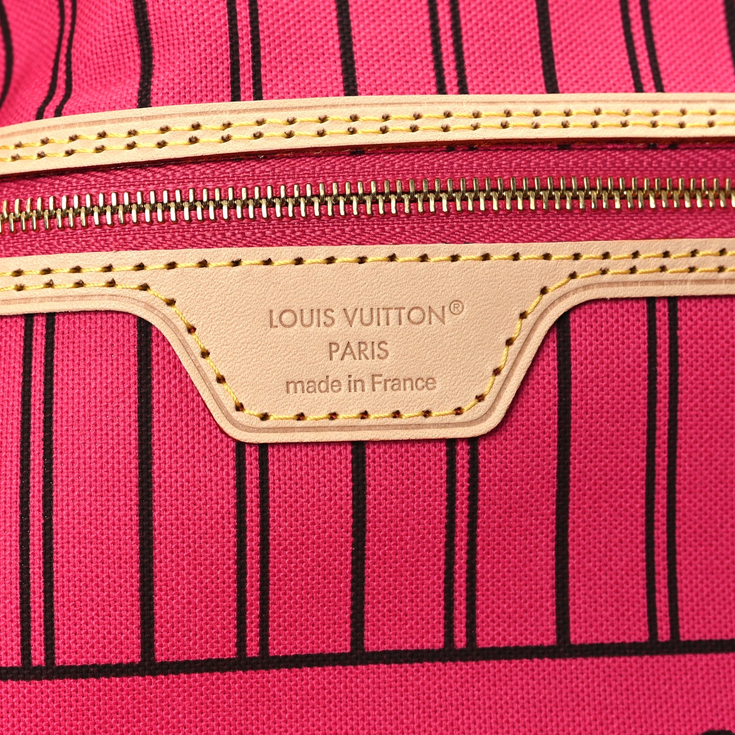 Monogram Inside Out Neverfull Bandouliere MM Rose Pondichery