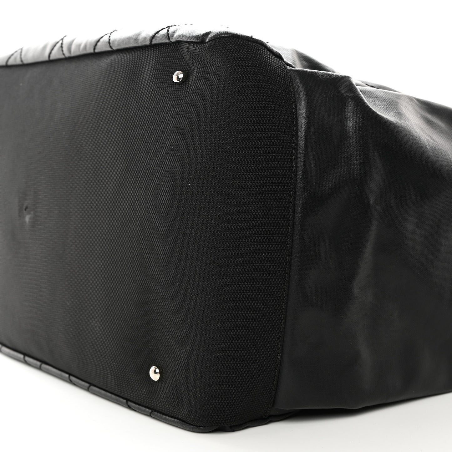 Coated Canvas Paris Biarritz XL Travel Bag Black