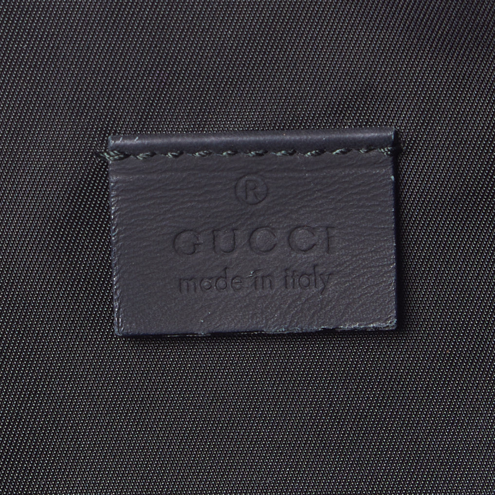 Guccissima Web Belt Bag Navy