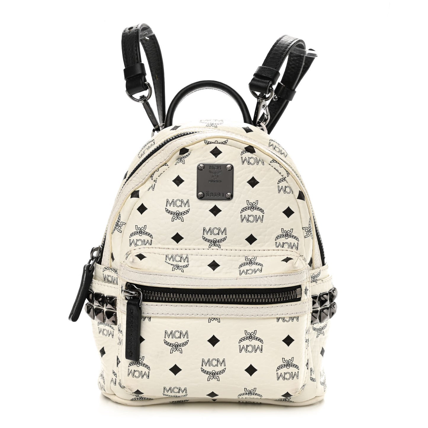 Visetos Side Stud X-Mini Stark Bebe Boo Backpack White