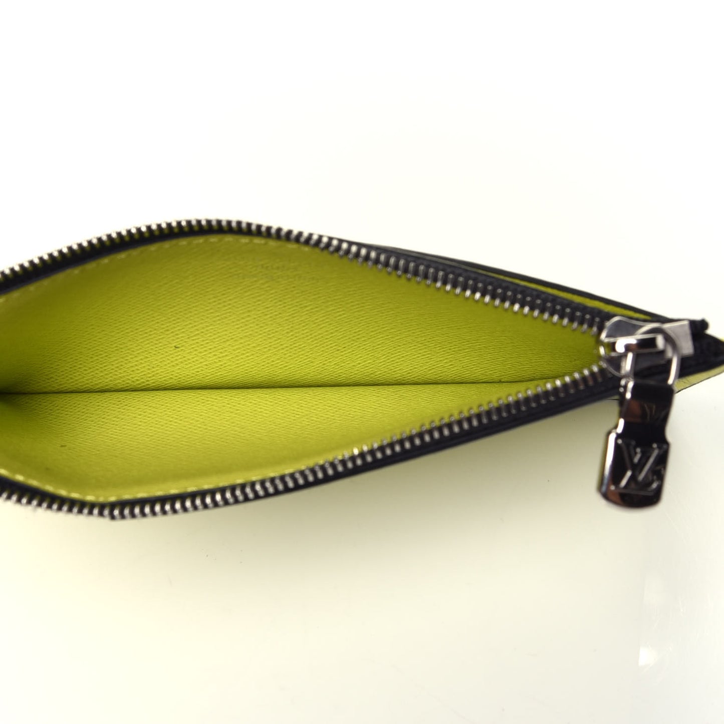 Monogram Taiga Coin Card Holder Yellow