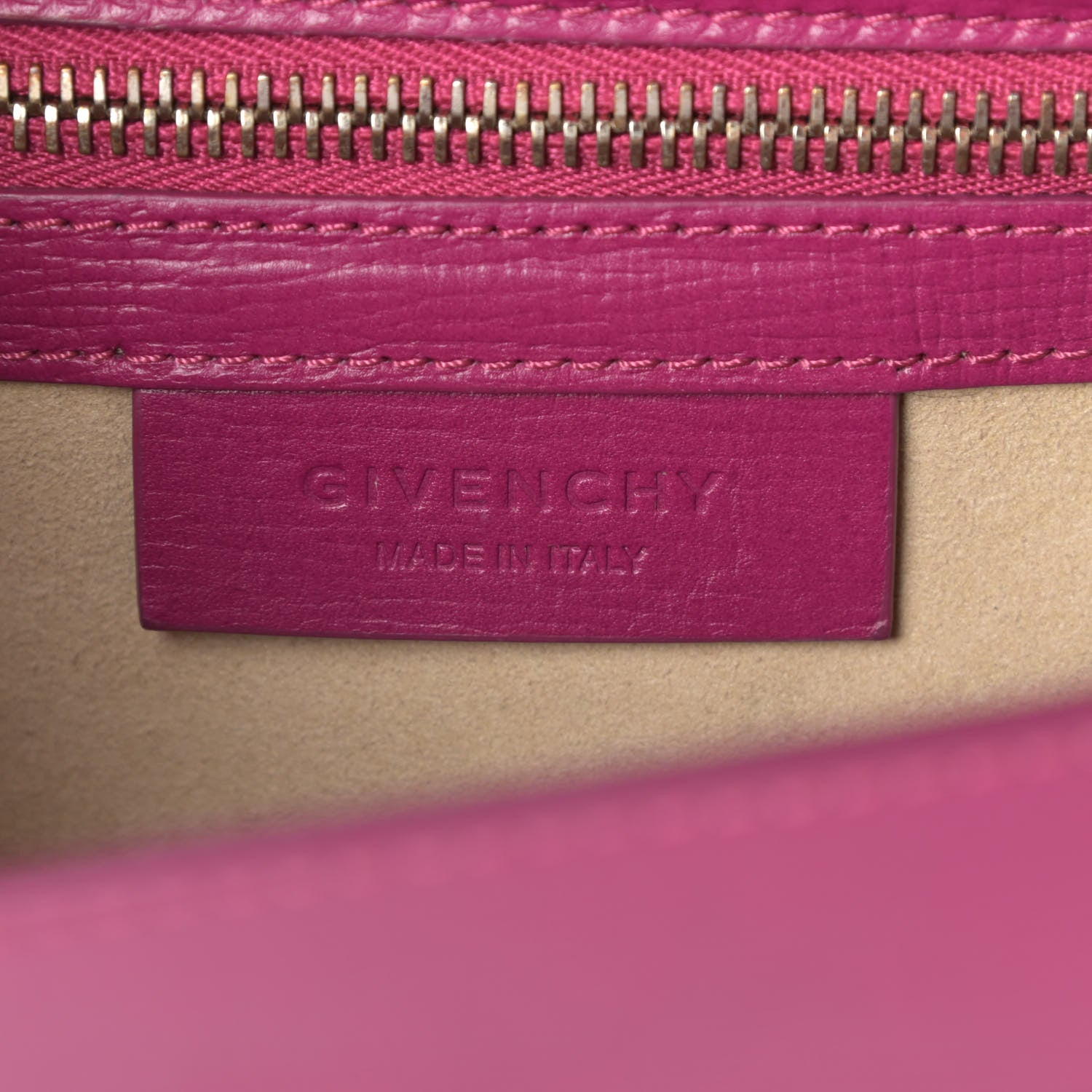 Givenchy Textured Calfskin Mini Pandora Box Crossbody Bag Magenta 6 of 11