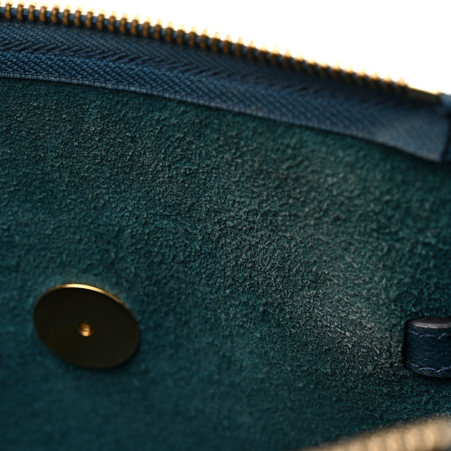 Baby Grained Calfskin Nano Belt Bag Abyss Blue