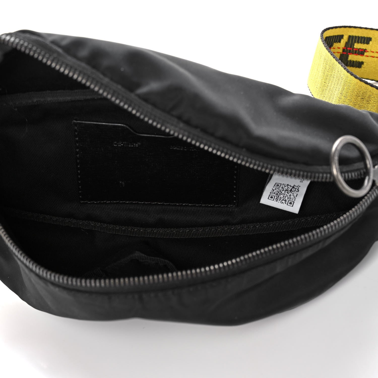 Off-White Canvas Logo Print Belt Bag Black 4 of 13