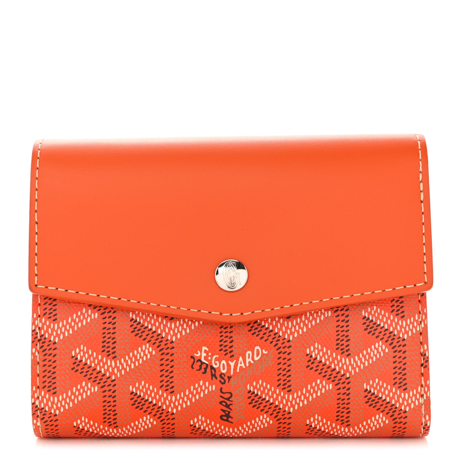 Goyard Goyardine Saint-Gabriel Compact Wallet Orange 1529669