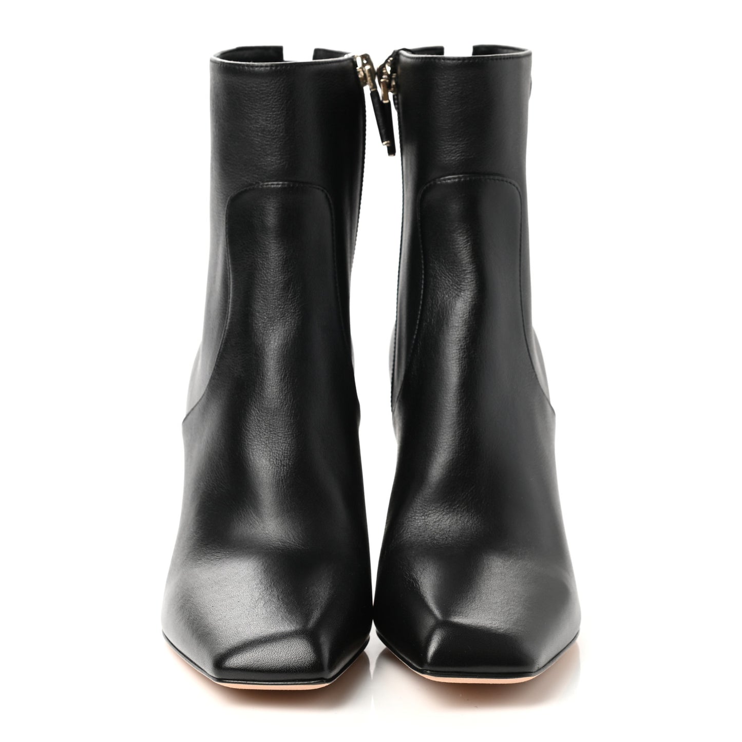 Soft Calfskin Rhodes 80mm Ankle Boots 35 Black