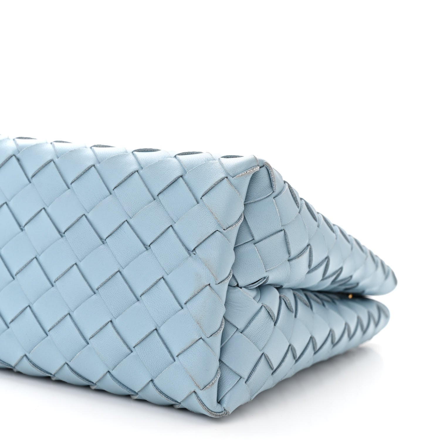 Bottega Veneta Nappa Intrecciato Small Andiamo With Chain Shoulder Bag Ice 9 of 9