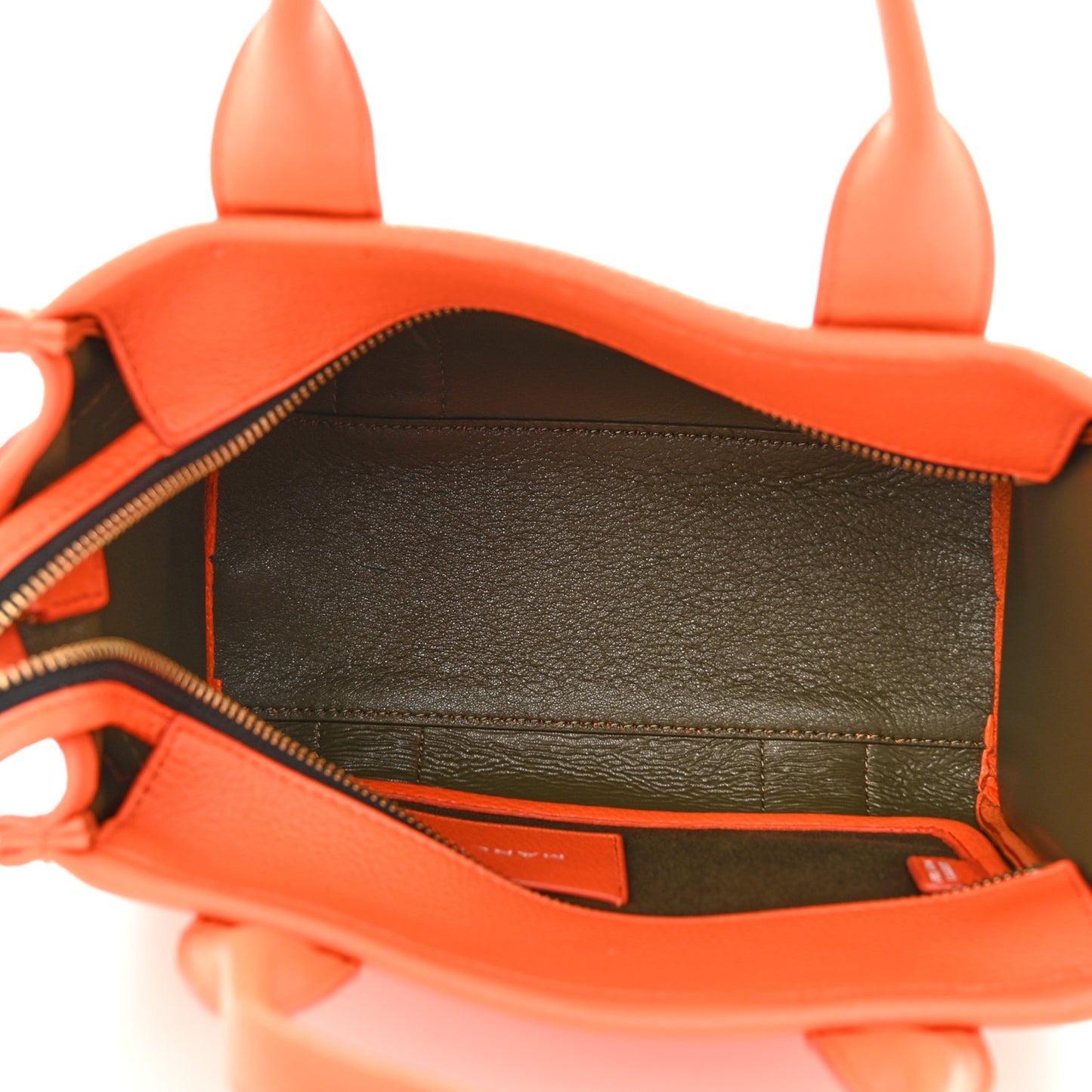 Grained Calfskin Small The Tote Bag Dragon Fire