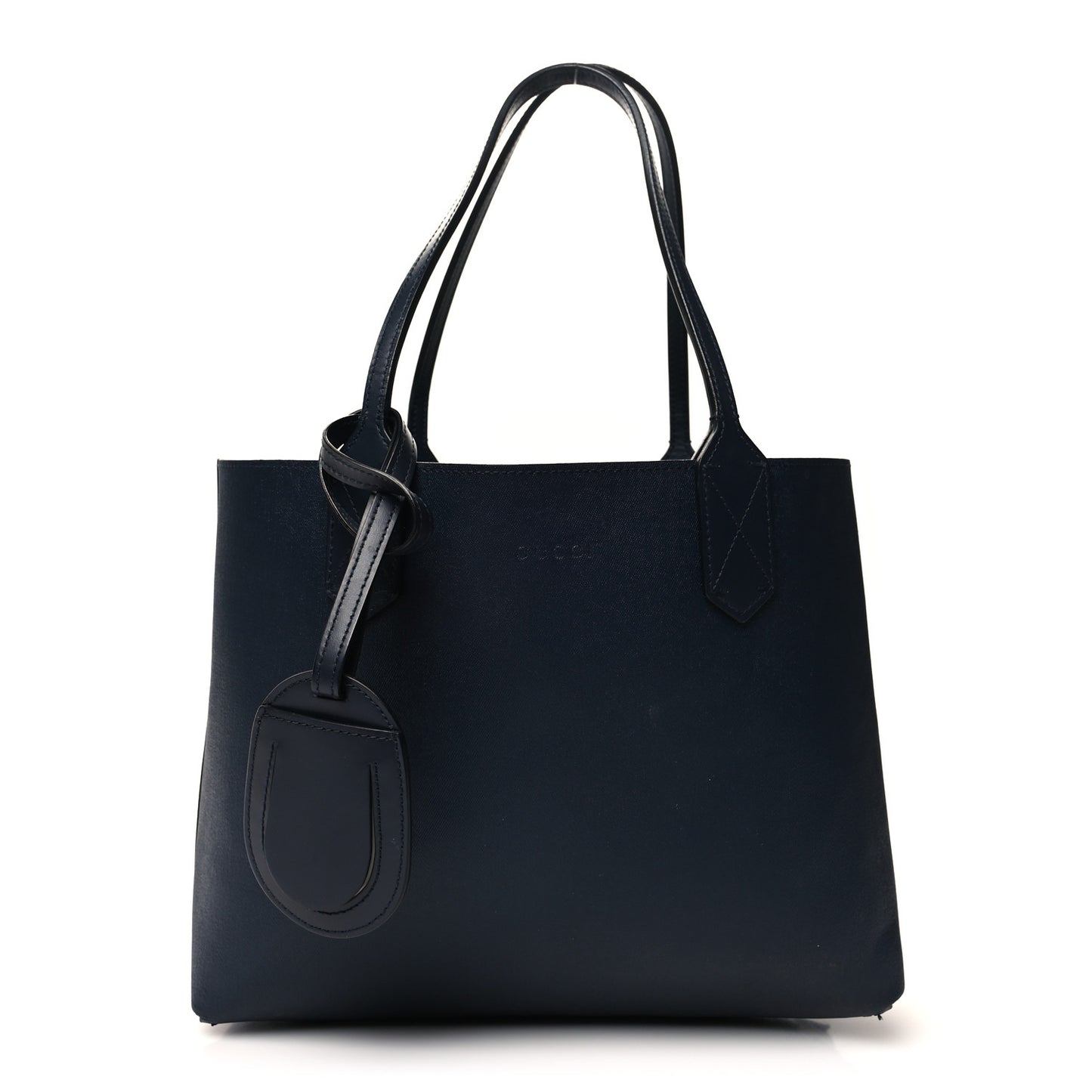 GG Supreme Monogram Blooms Small Reversible Tote Beige Blue Navy