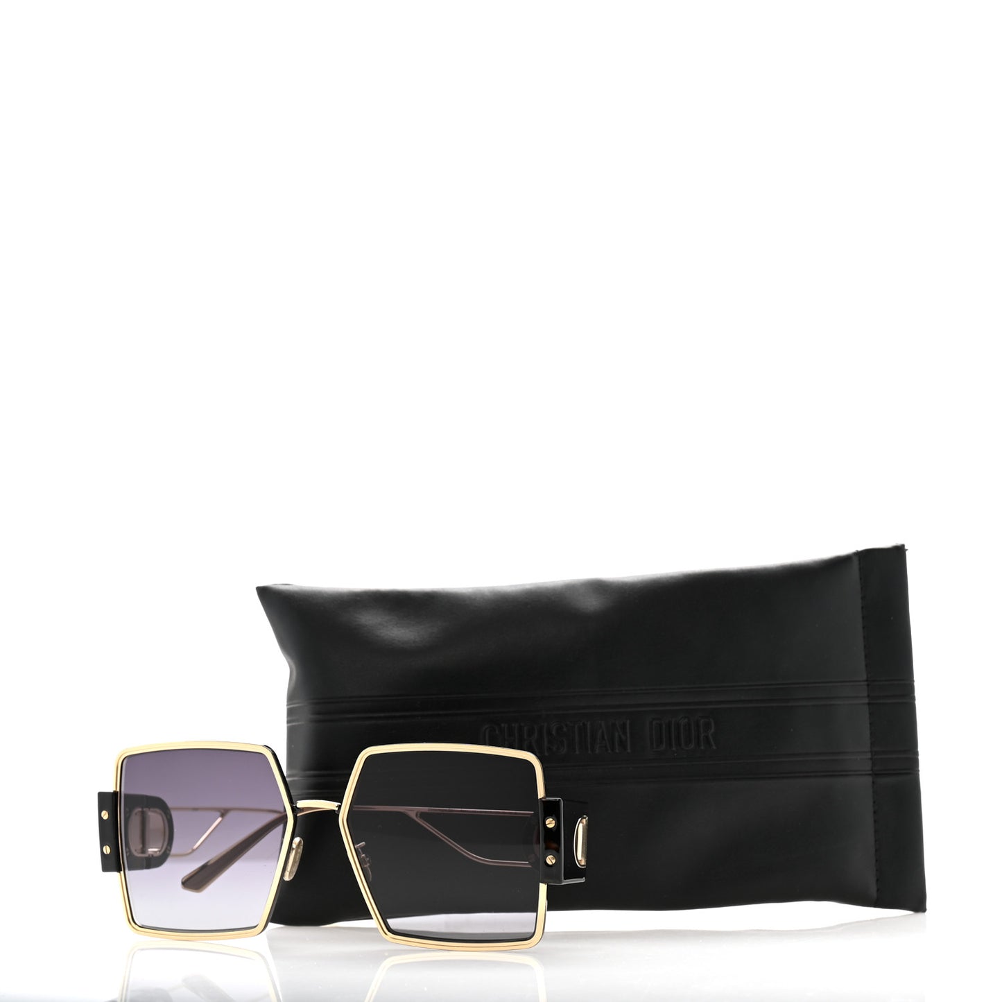 Acetate Square 30 Montaigne Sunglasses Tortoise