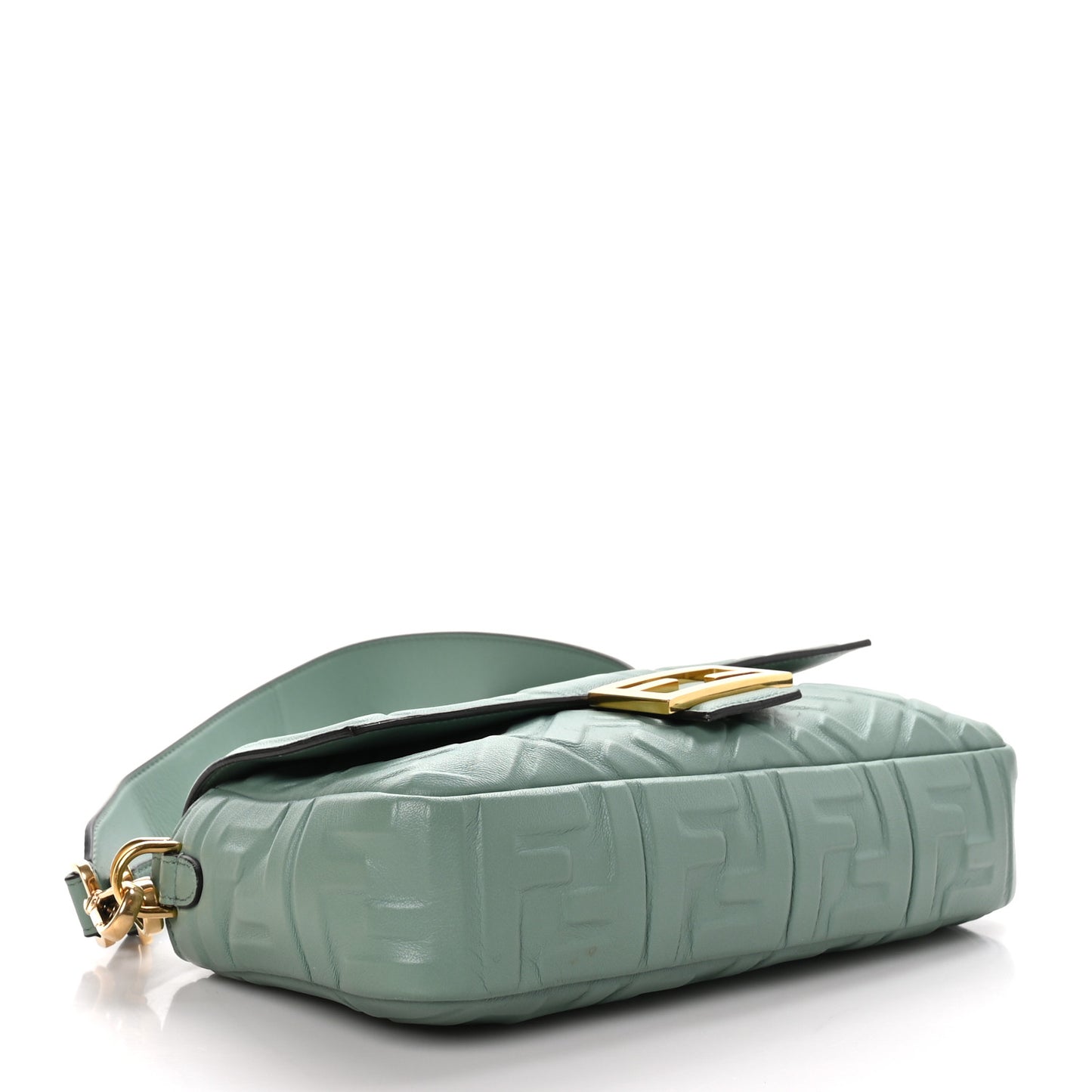 Nappa FF 1974 Embossed Baguette Menta