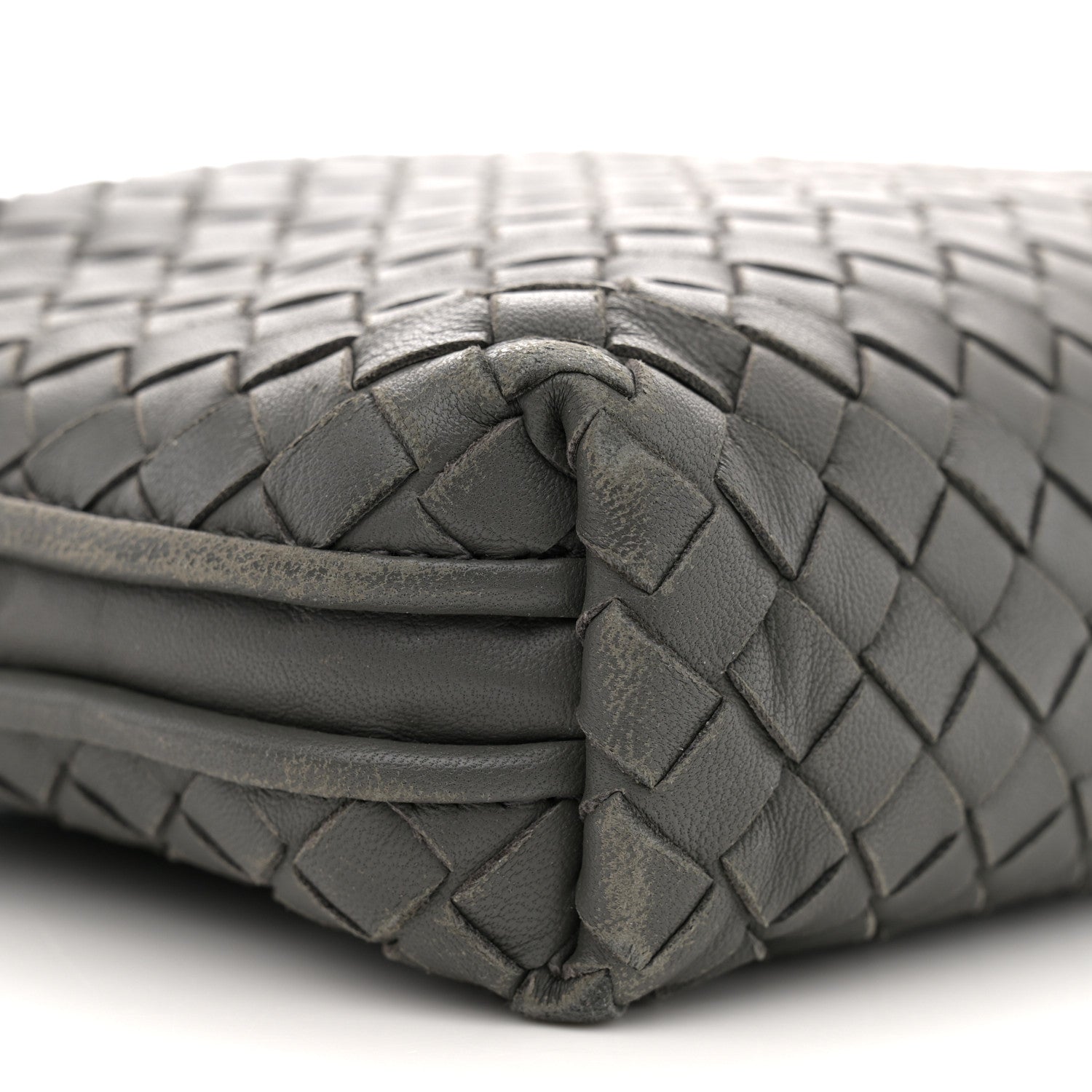 Bottega Veneta Nappa Intrecciato Nodini Crossbody Messenger New Light Grey 11 of 18