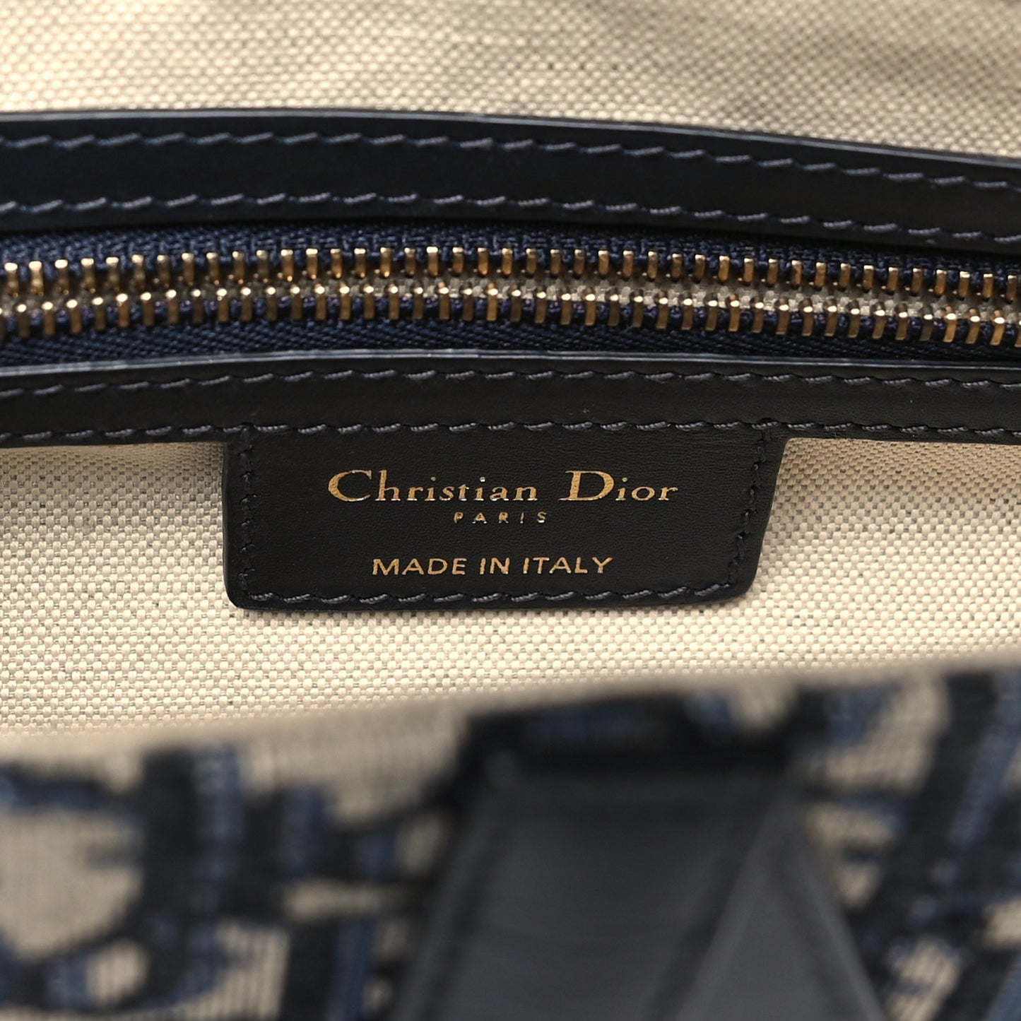 Oblique Saddle Bag Blue