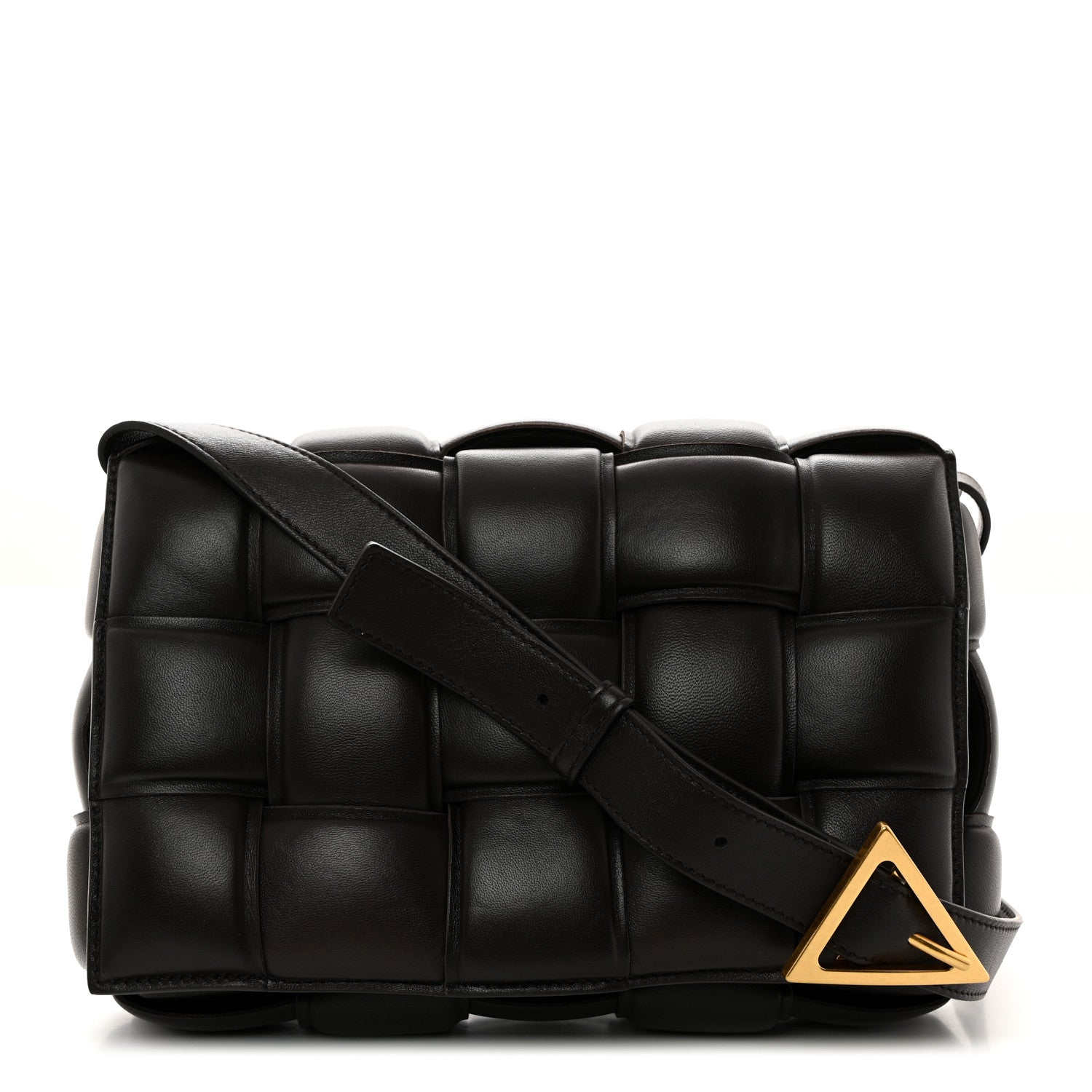 Bottega Veneta Nappa Maxi Intreccio Padded Cassette Crossbody Bag Fondente 1 of 10