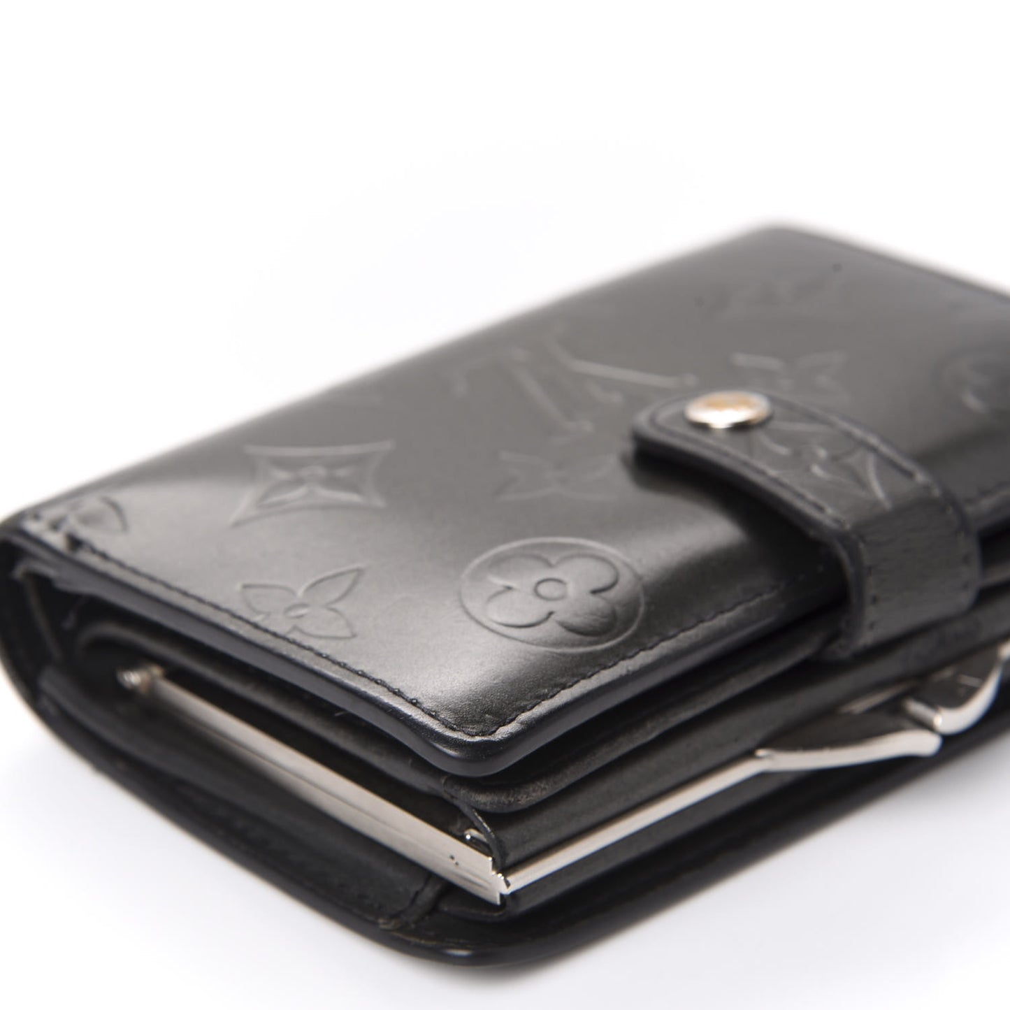 Mat Monogram French Purse Wallet Gris