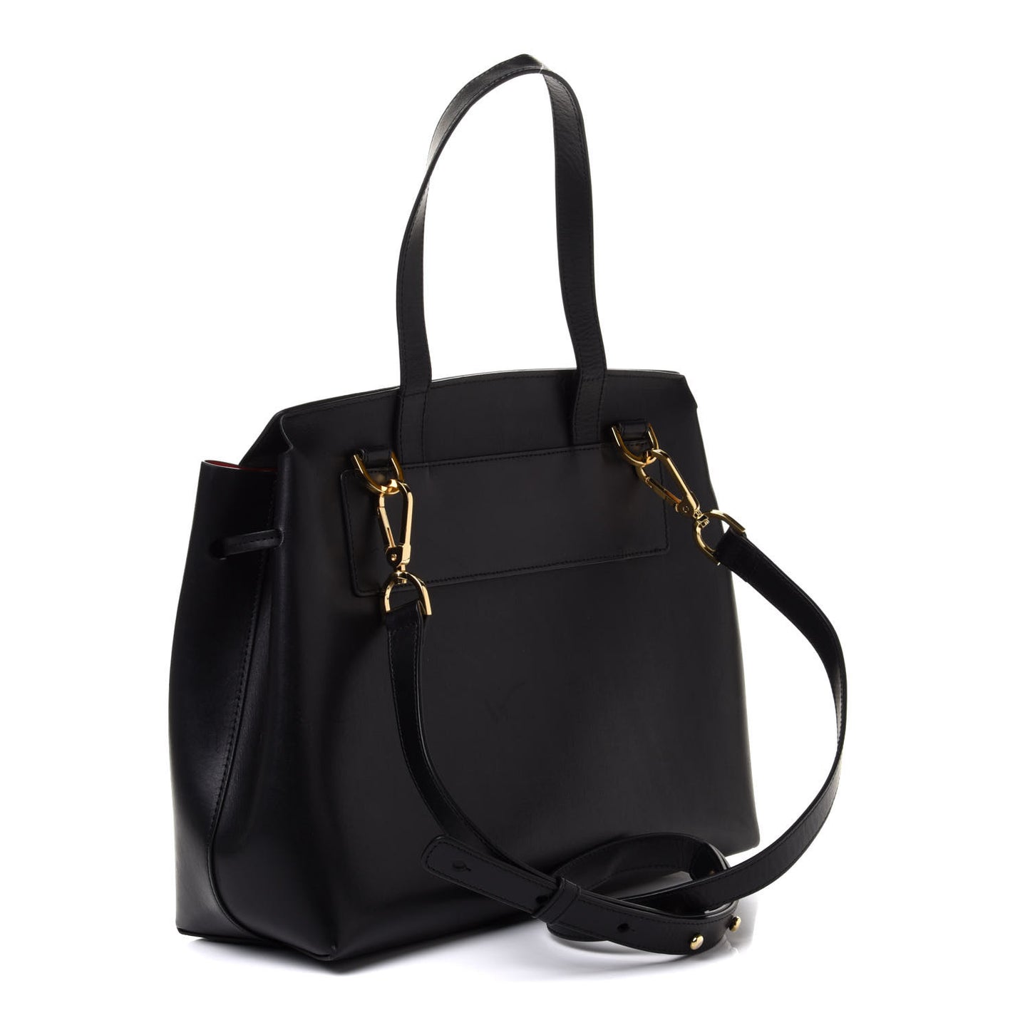 Calfskin Lady Bag Black Flamma