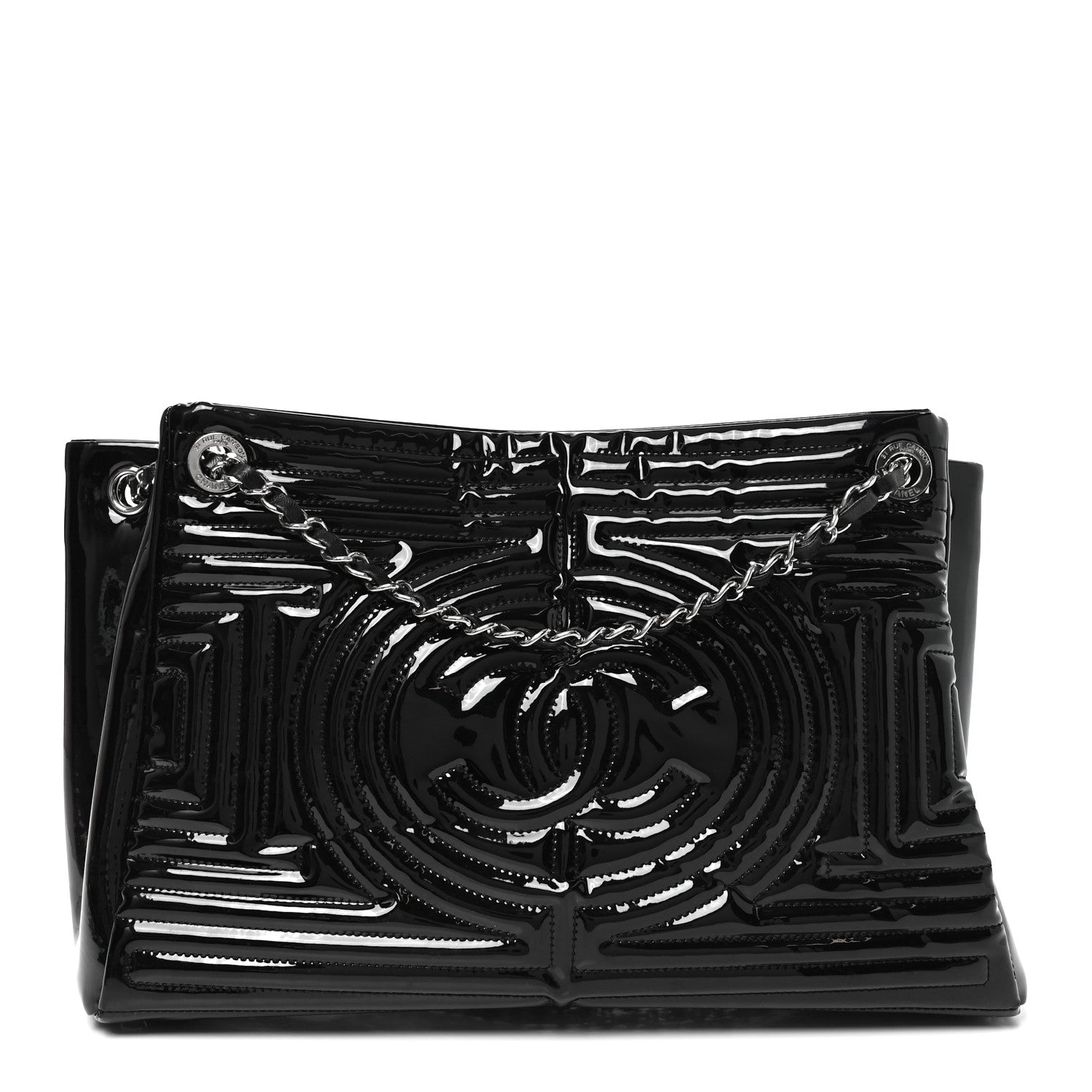 Chanel Vinyl Coco Ming Tote Black 1810196 – FASHIONPHILE